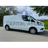 (ON SALE) FORD TRANSIT CUSTOM "LIMITED" 2.0TDCI (130) LWB 130 BHP (20 REG) 1 OWNER - AIR CON -ALLOYS