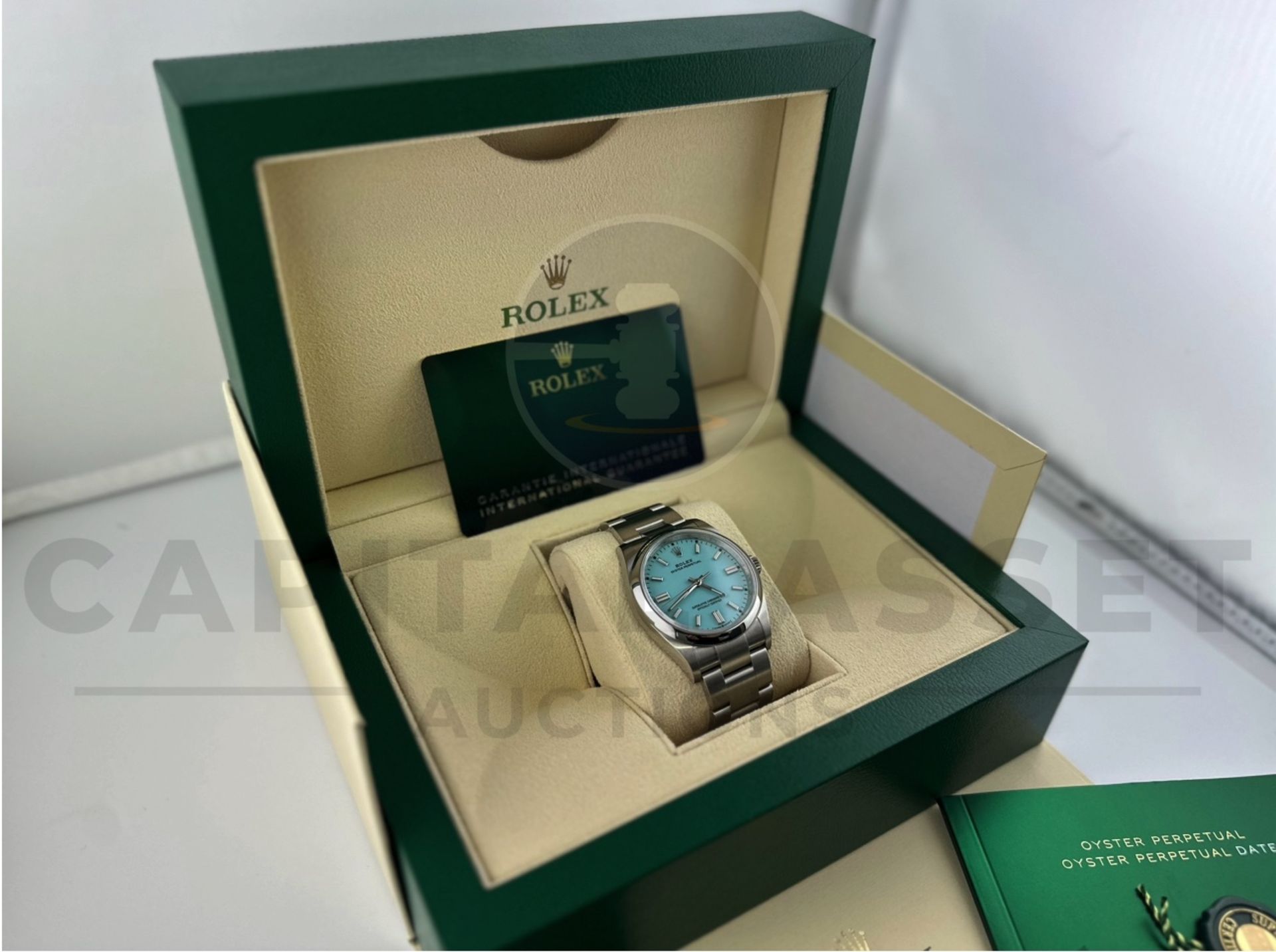 (ON SALE) ROLEX OYSTER PERPETUAL 36MM *TIFFANY BLUE DIAL* (OCTOBER 2023) *BEAT THE 10 YEAR WAIT* - Image 7 of 21