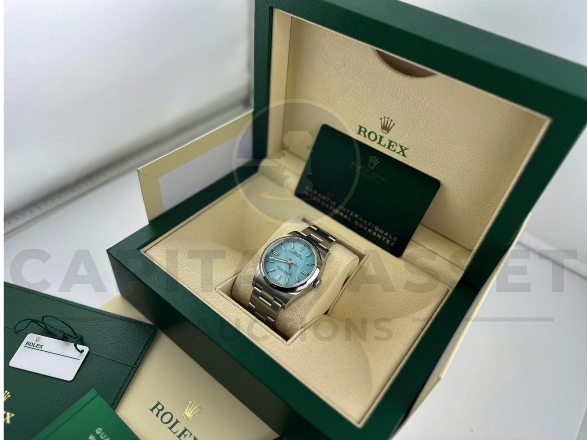 (ON SALE) ROLEX OYSTER PERPETUAL 36MM *TIFFANY BLUE DIAL* (OCTOBER 2023) *BEAT THE 10 YEAR WAIT* - Image 9 of 21