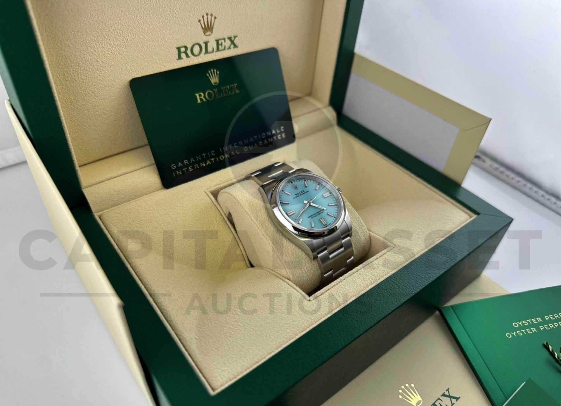 (ON SALE) ROLEX OYSTER PERPETUAL 36MM *TIFFANY BLUE DIAL* (OCTOBER 2023) *BEAT THE 10 YEAR WAIT* - Image 8 of 21