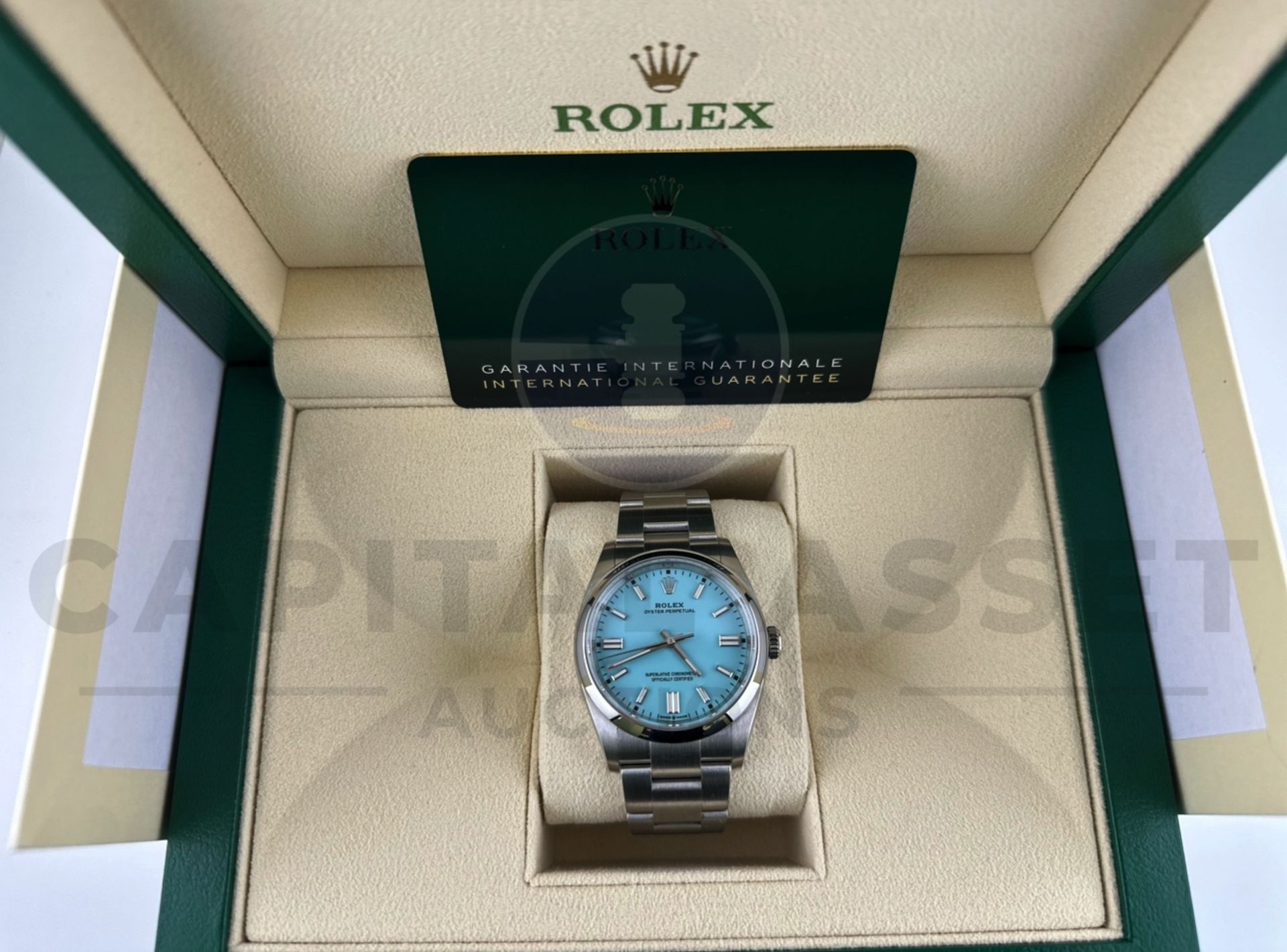 (ON SALE) ROLEX OYSTER PERPETUAL 36MM *TIFFANY BLUE DIAL* (OCTOBER 2023) *BEAT THE 10 YEAR WAIT* - Image 12 of 21