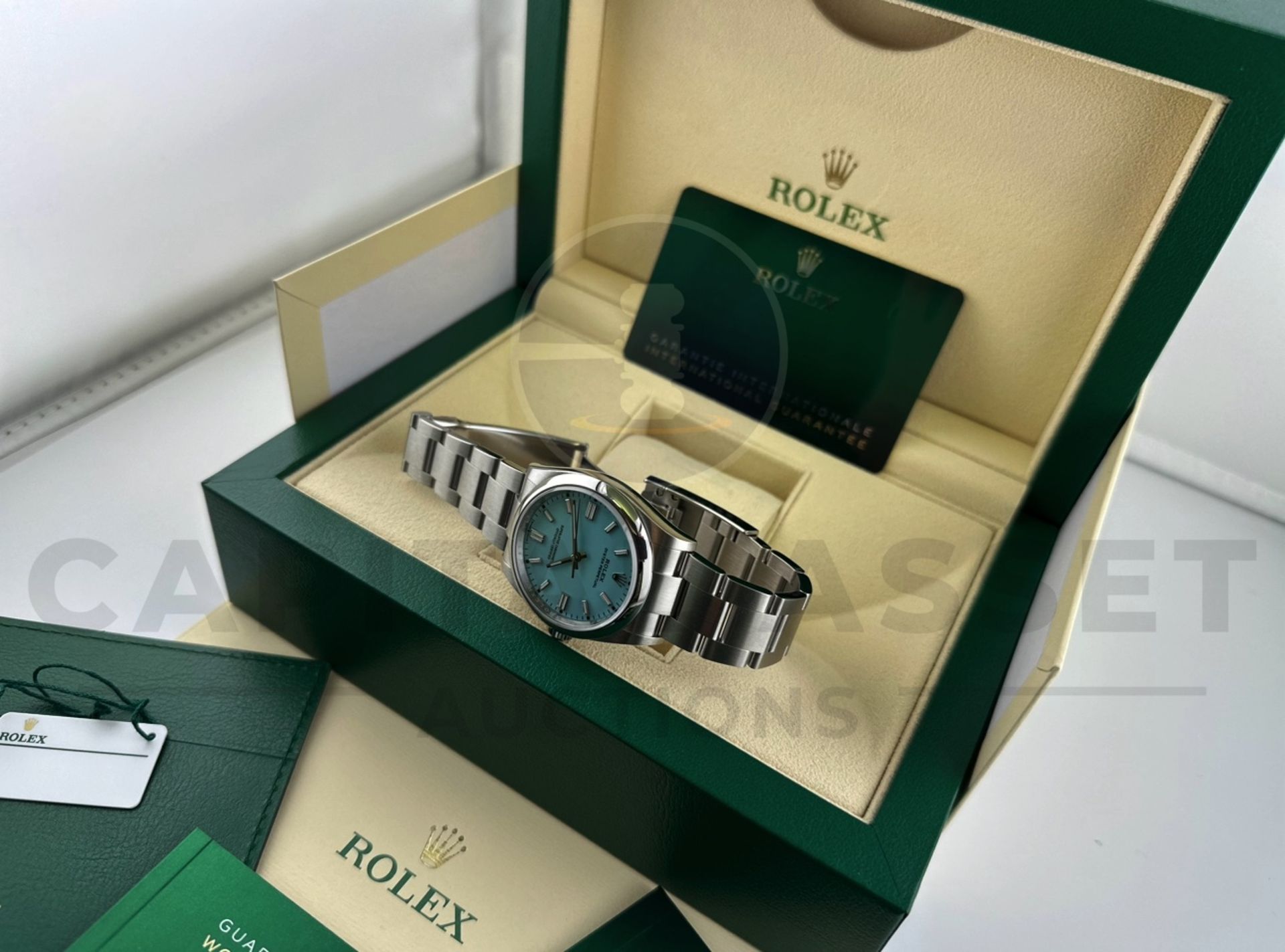 (ON SALE) ROLEX OYSTER PERPETUAL 36MM *TIFFANY BLUE DIAL* (OCTOBER 2023) *BEAT THE 10 YEAR WAIT* - Bild 18 aus 21