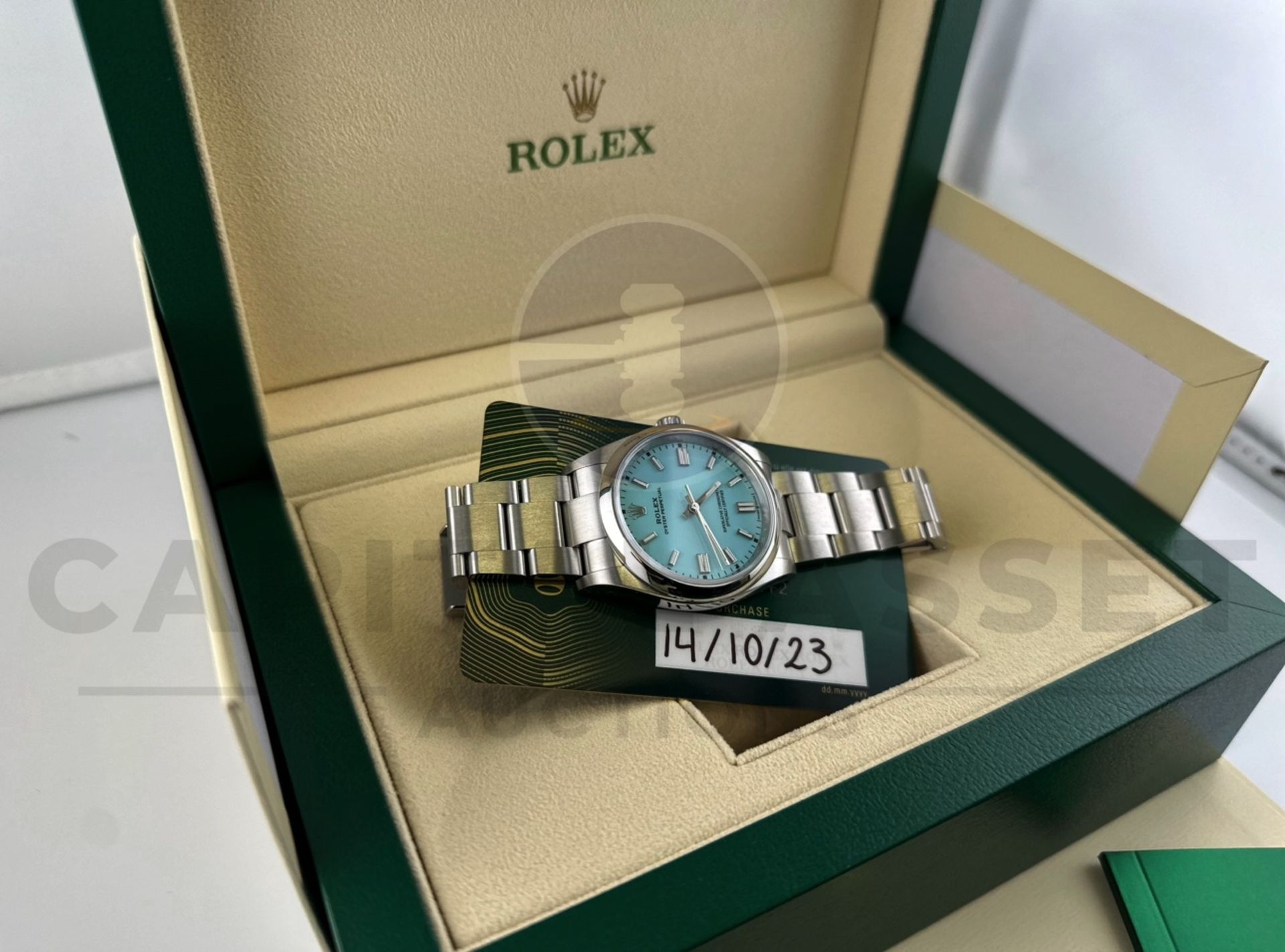 (ON SALE) ROLEX OYSTER PERPETUAL 36MM *TIFFANY BLUE DIAL* (OCTOBER 2023) *BEAT THE 10 YEAR WAIT* - Image 20 of 21