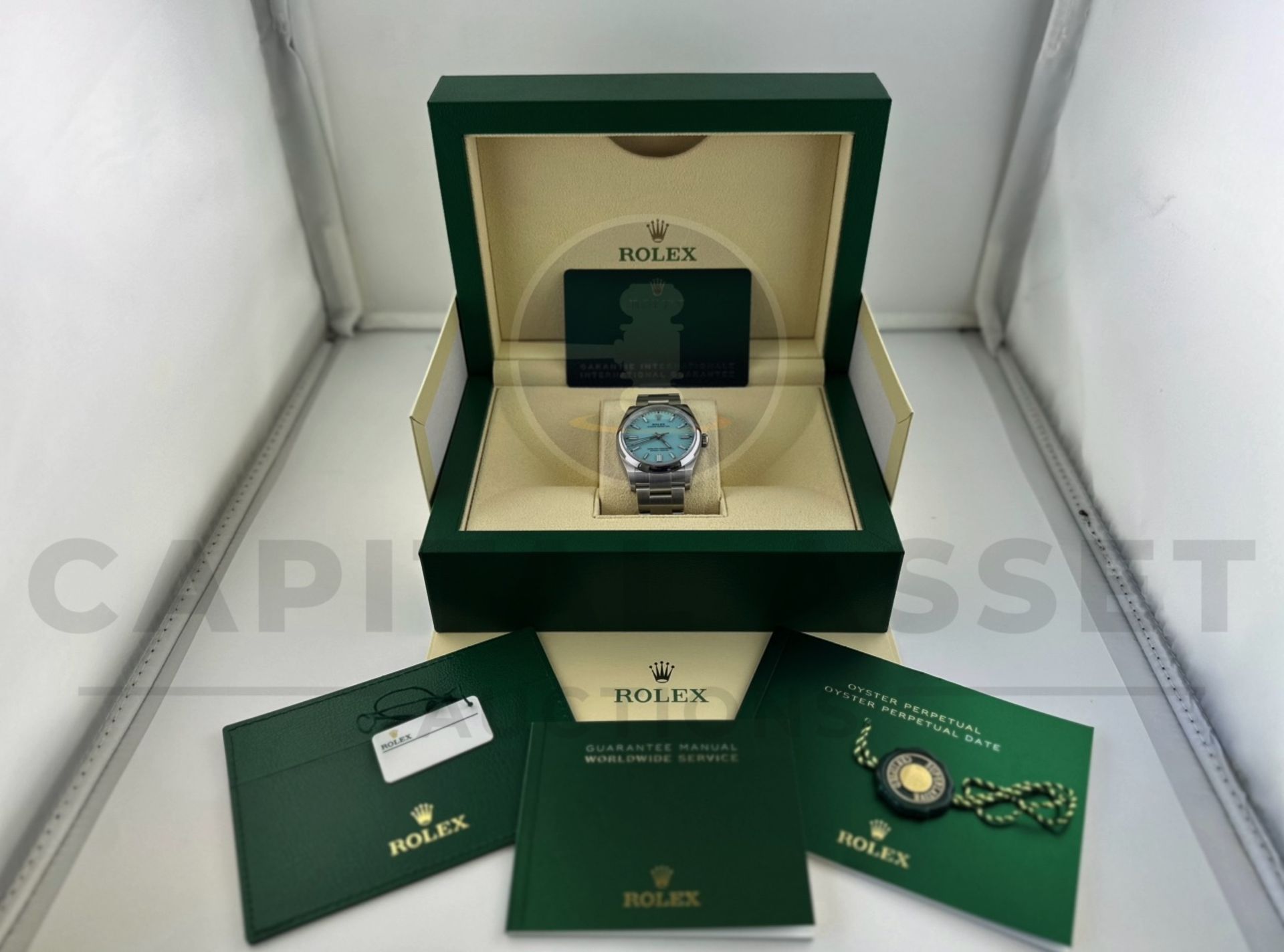 (ON SALE) ROLEX OYSTER PERPETUAL 36MM *TIFFANY BLUE DIAL* (OCTOBER 2023) *BEAT THE 10 YEAR WAIT* - Image 5 of 21