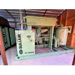 Sullair V-320TS, 300hp 2-stage rotary screw compressor, with heat exchanger, SN US0122120014, (2022)