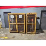 Lot of (2) asst bottled gas storage cages (WAREHOUSE)
