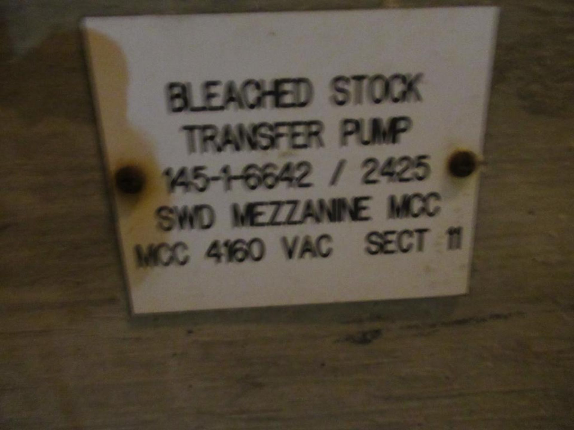 Bleached Stock Transfer Pump - Image 4 of 4