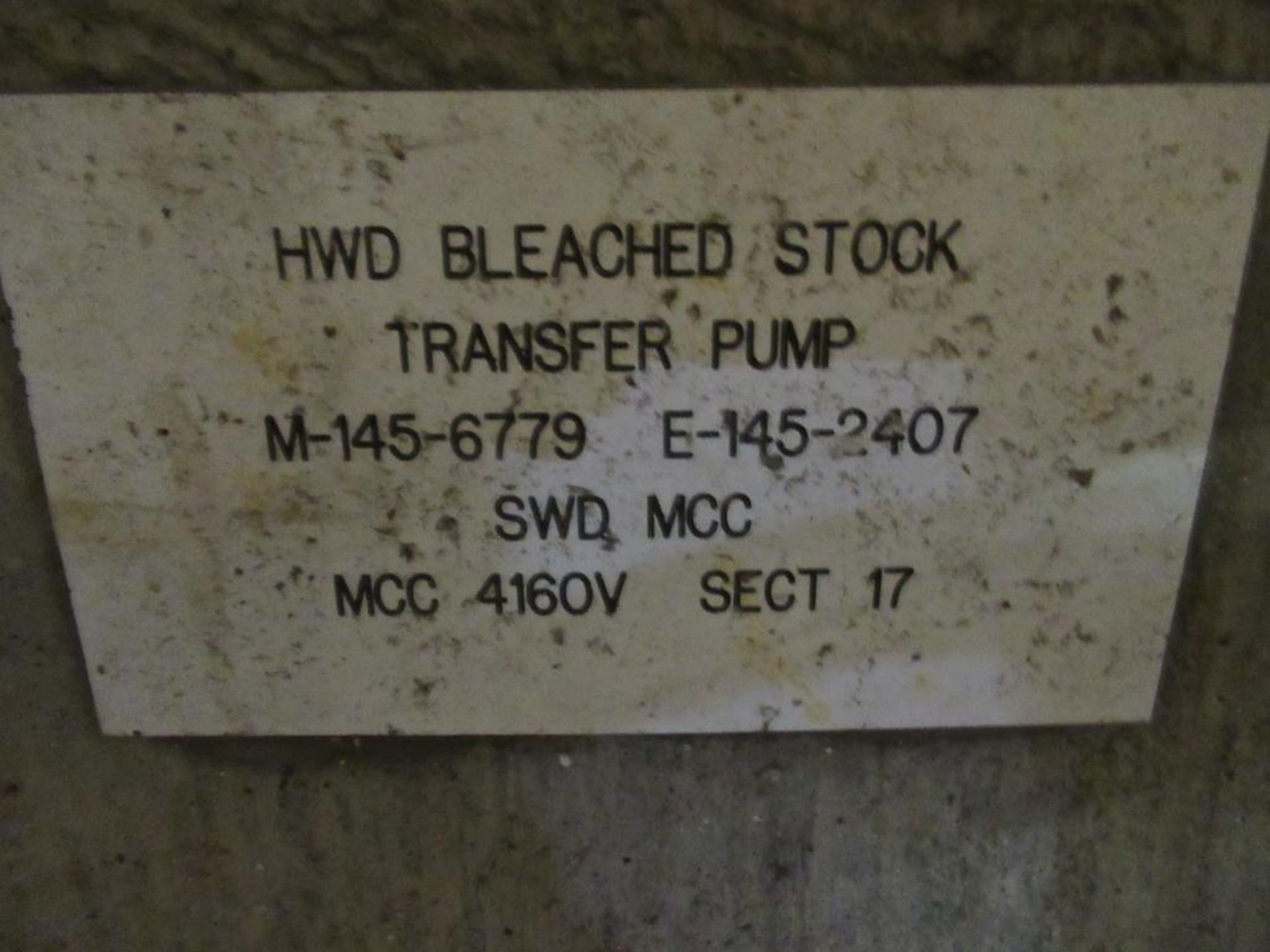 HWD Bleached Stock Pump - Image 4 of 4