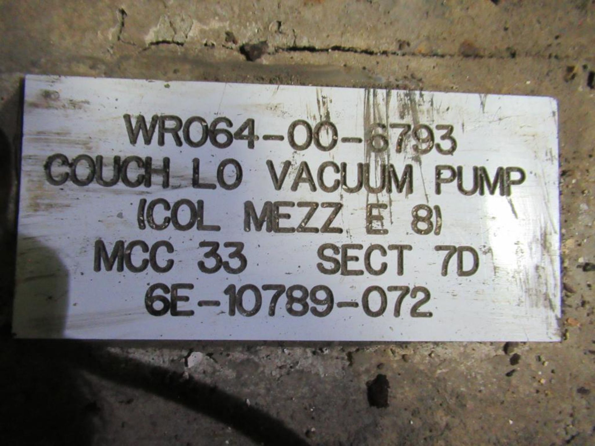 Couch Lo Vacuum Pump - Image 3 of 3