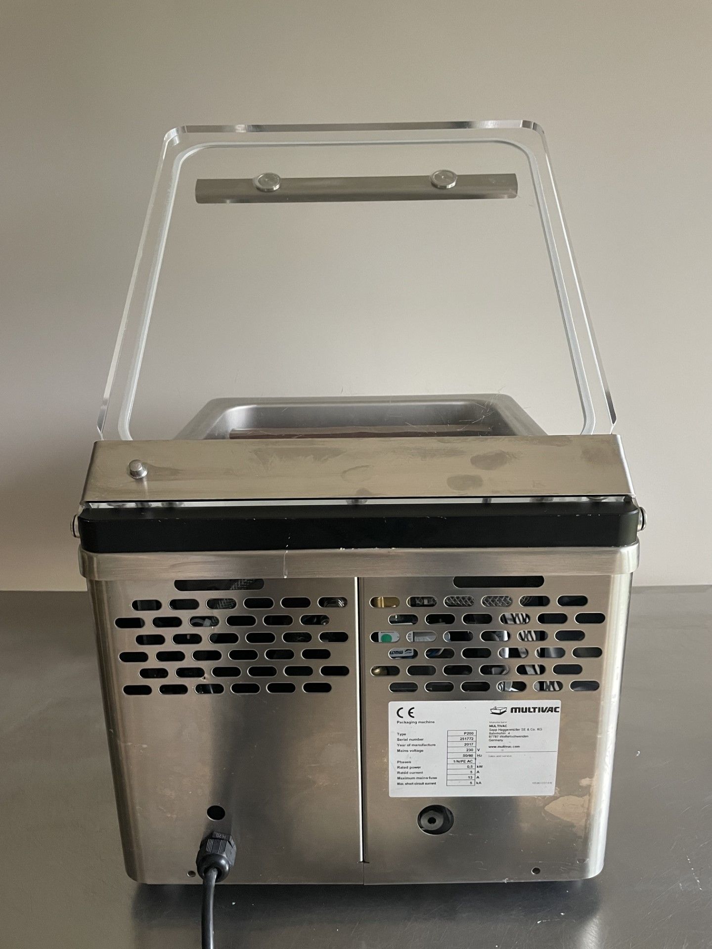 Multivac P200 Vacuum Packer. Manafacture Year 2017 Mint Condition Viewings welcome. - Image 6 of 7