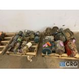 Lot of assorted motors and drives, contents of (2) skids-LOCATED IN PINE VALLEY