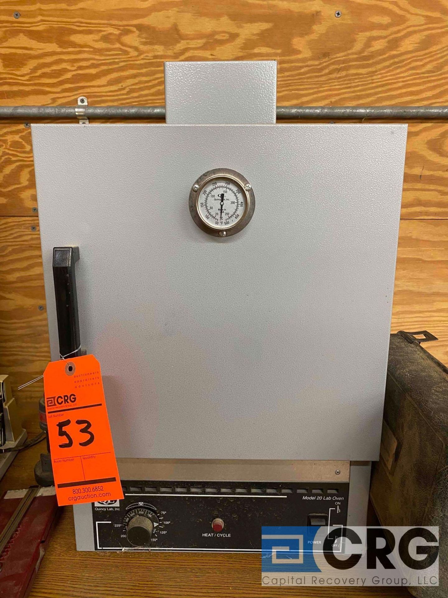 Quincy lab 20AF lab oven, 8.8amp 120v, SN A2-3028-LOCATED IN PINE VALLEY