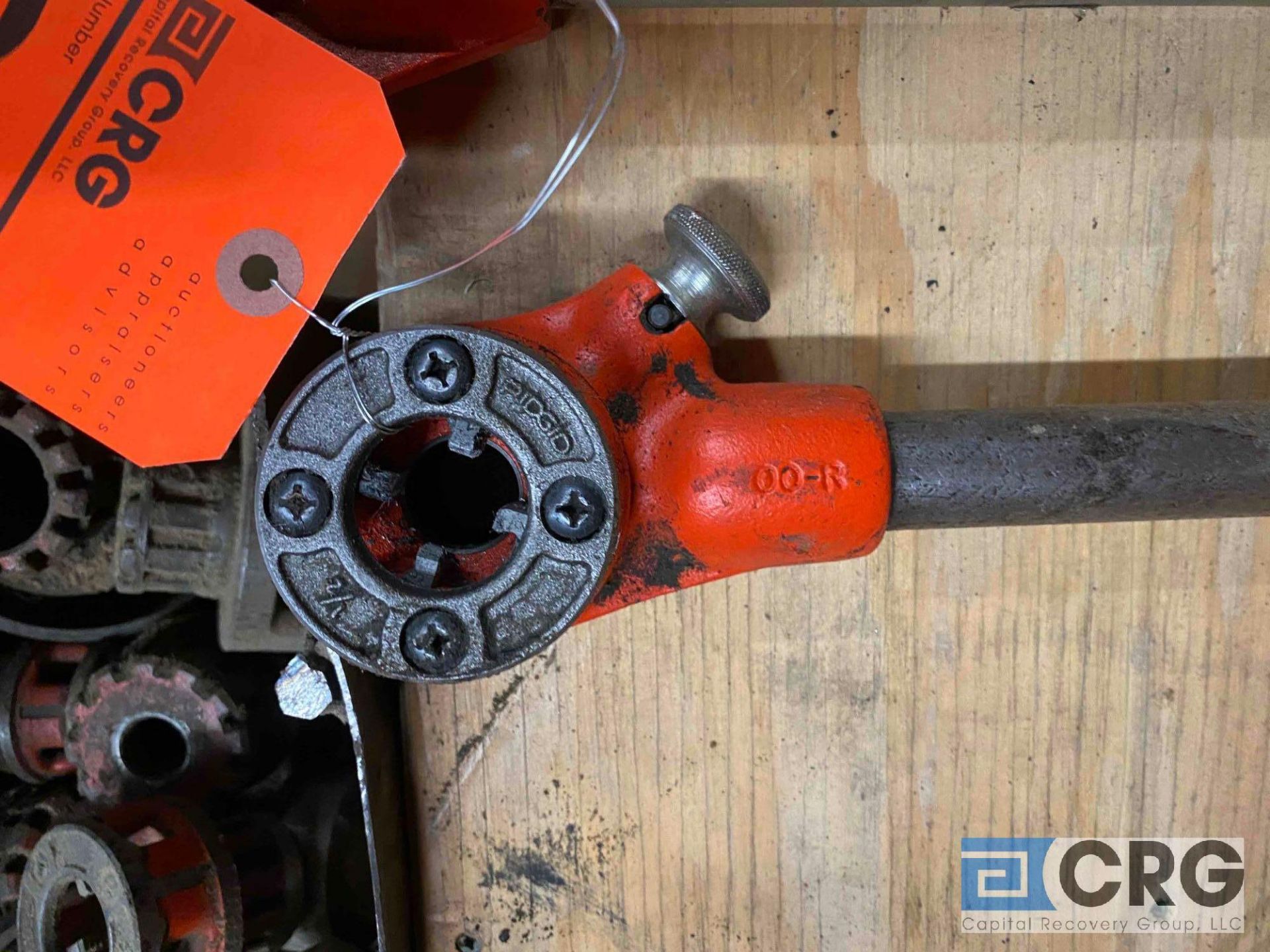 Lot, including (3) Ridgid ratchet and handles, assorted cutting heads-LOCATED IN PINE VALLEY - Image 4 of 5