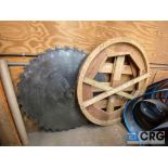 60in. saw blade, tipped, with transport sheath-LOCATED IN PINE VALLEY