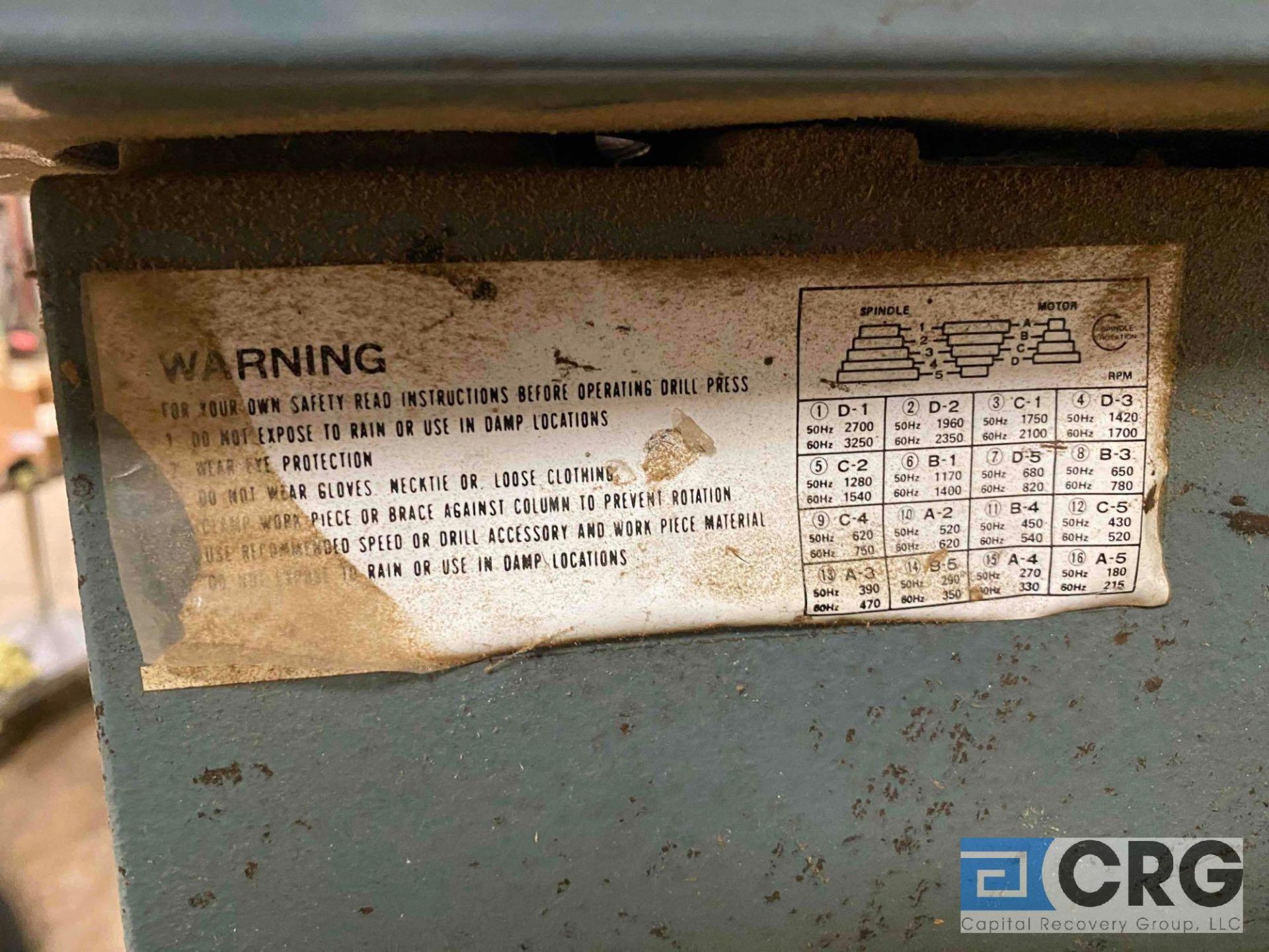 Aico drill press with spare work table attachment-LOCATED IN PINE VALLEY - Bild 4 aus 4