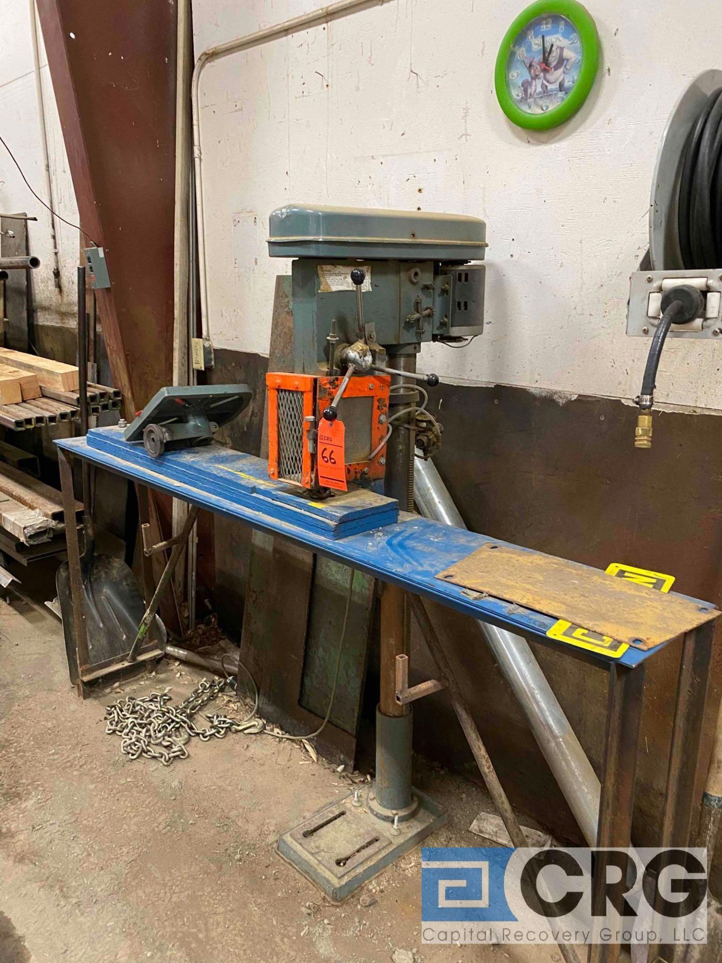 Aico drill press with spare work table attachment-LOCATED IN PINE VALLEY