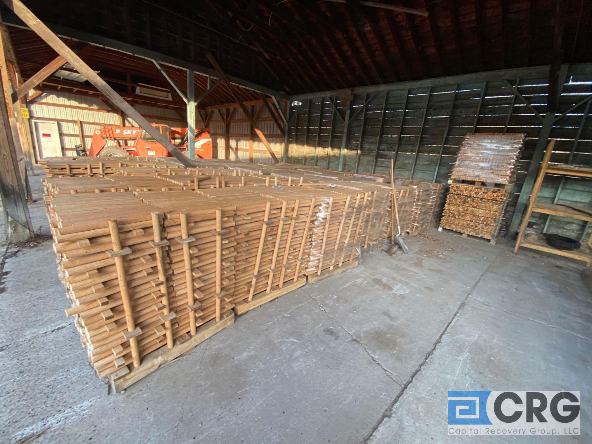 Lot of (35) pallets of wooden dowels Ash & red Oak - Image 3 of 3