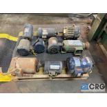 Lot of (31) assorted motors on (3) skids