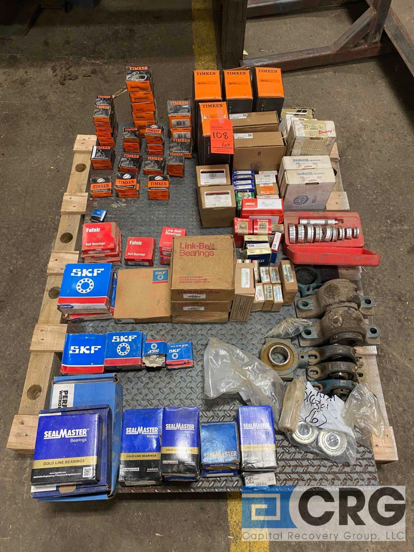 lot of assorted bearings, contents of (1) skid-LOCATED IN PINE VALLEY