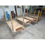 Lot: (4) Hamilton 33" x 48" Solid Wood Tilt Truck