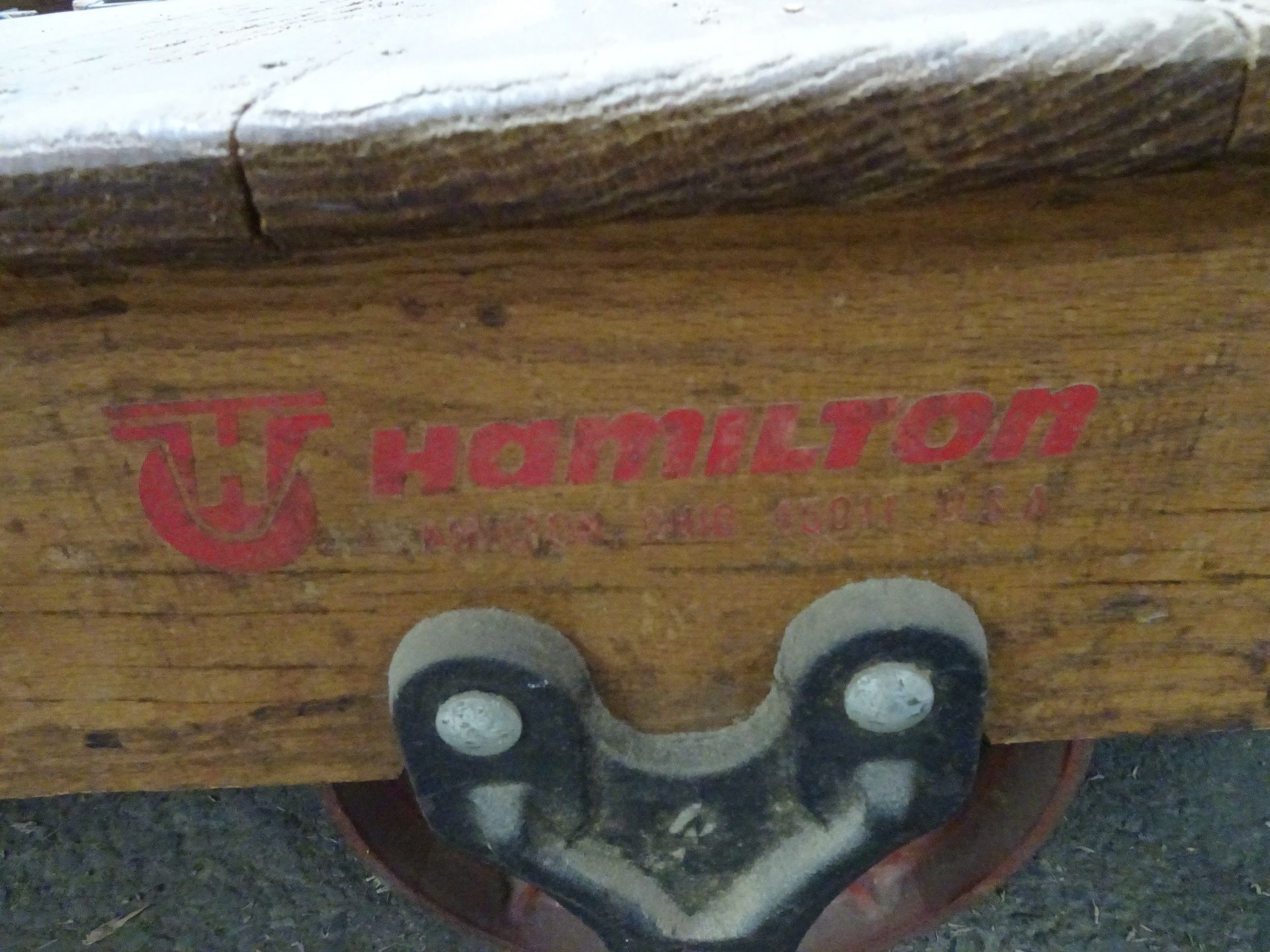 Lot: (4) Hamilton 33" x 48" Solid Wood Tilt Truck - Image 2 of 2