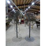 Lot: (2) Pedestal Fans