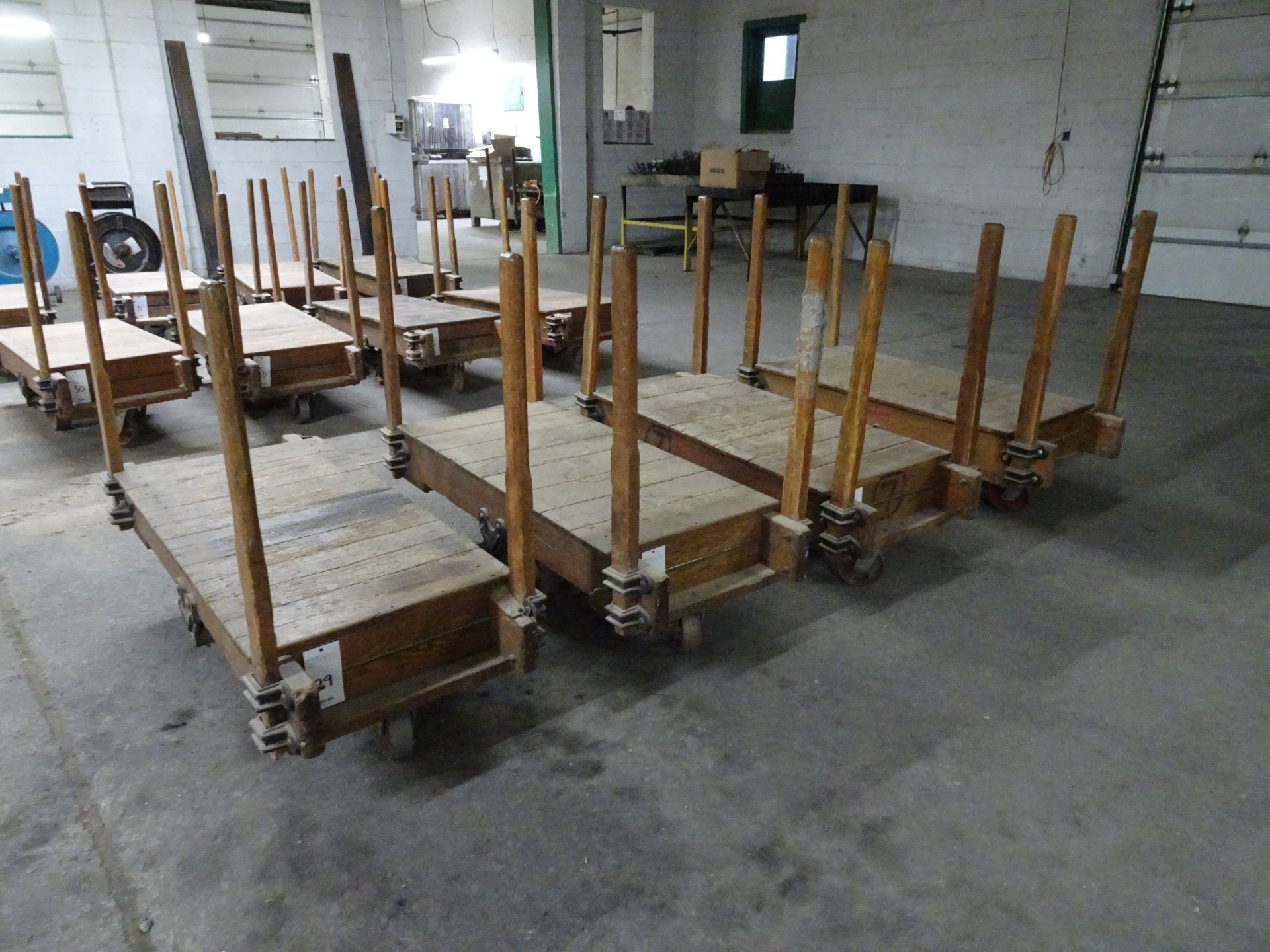 Lot: (4) Hamilton 33" x 48" Solid Wood Tilt Truck - Image 2 of 3