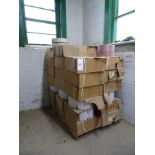 (1) Pallet w/ (40) Boxes of StraPack Red Banding Straps