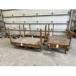 Lot: (5) Hamilton 35.5" x 60" Solid Wood Tilt Truck