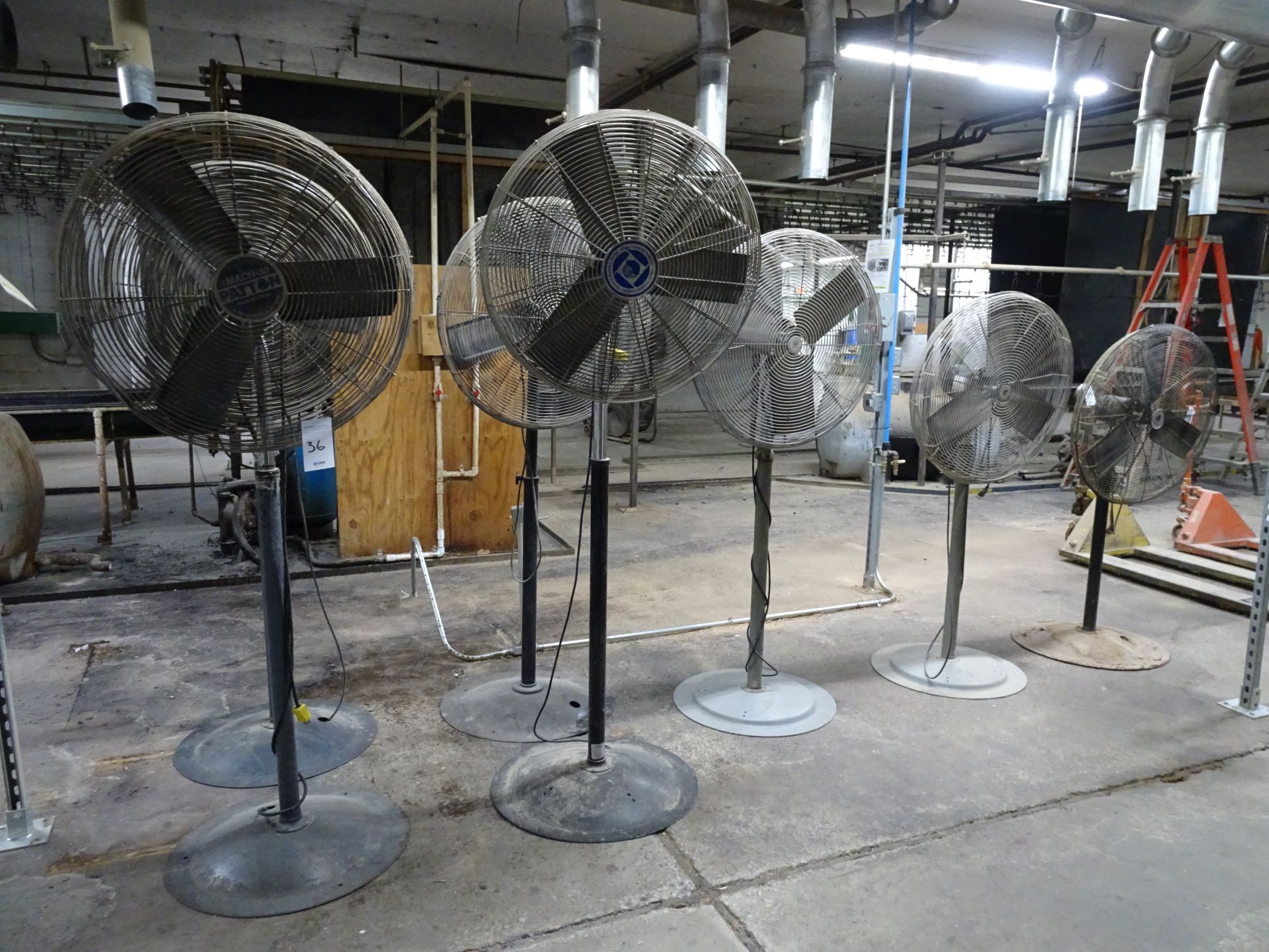 Lot: (7) Assorted Pedestal Fans