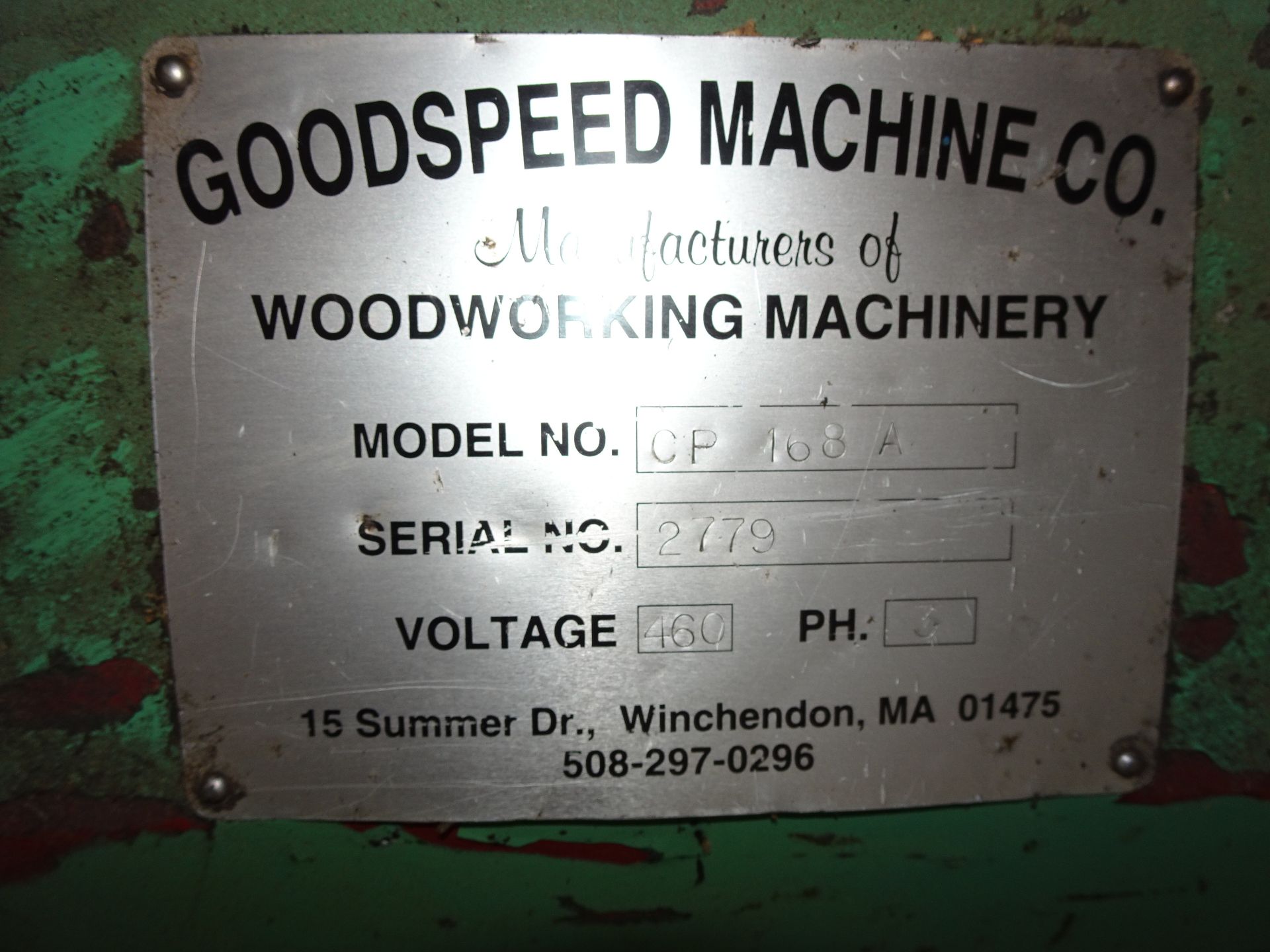 Good Speed Model CP168A Back Knife Lathe - Image 3 of 3