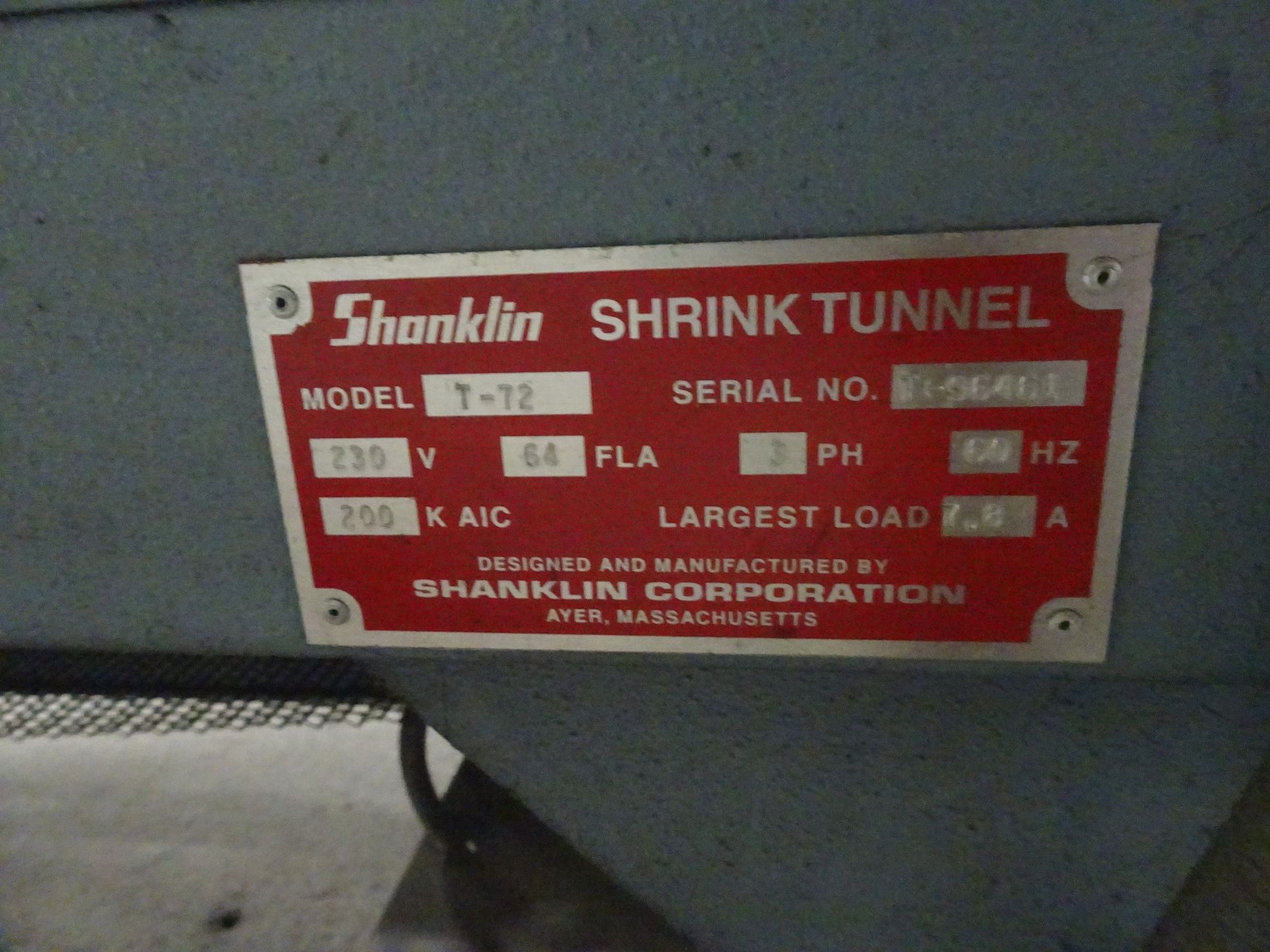 Packaging Line Consisting of: (1) ShanklinWrapper & Model Shrink Tunnel - Image 3 of 6