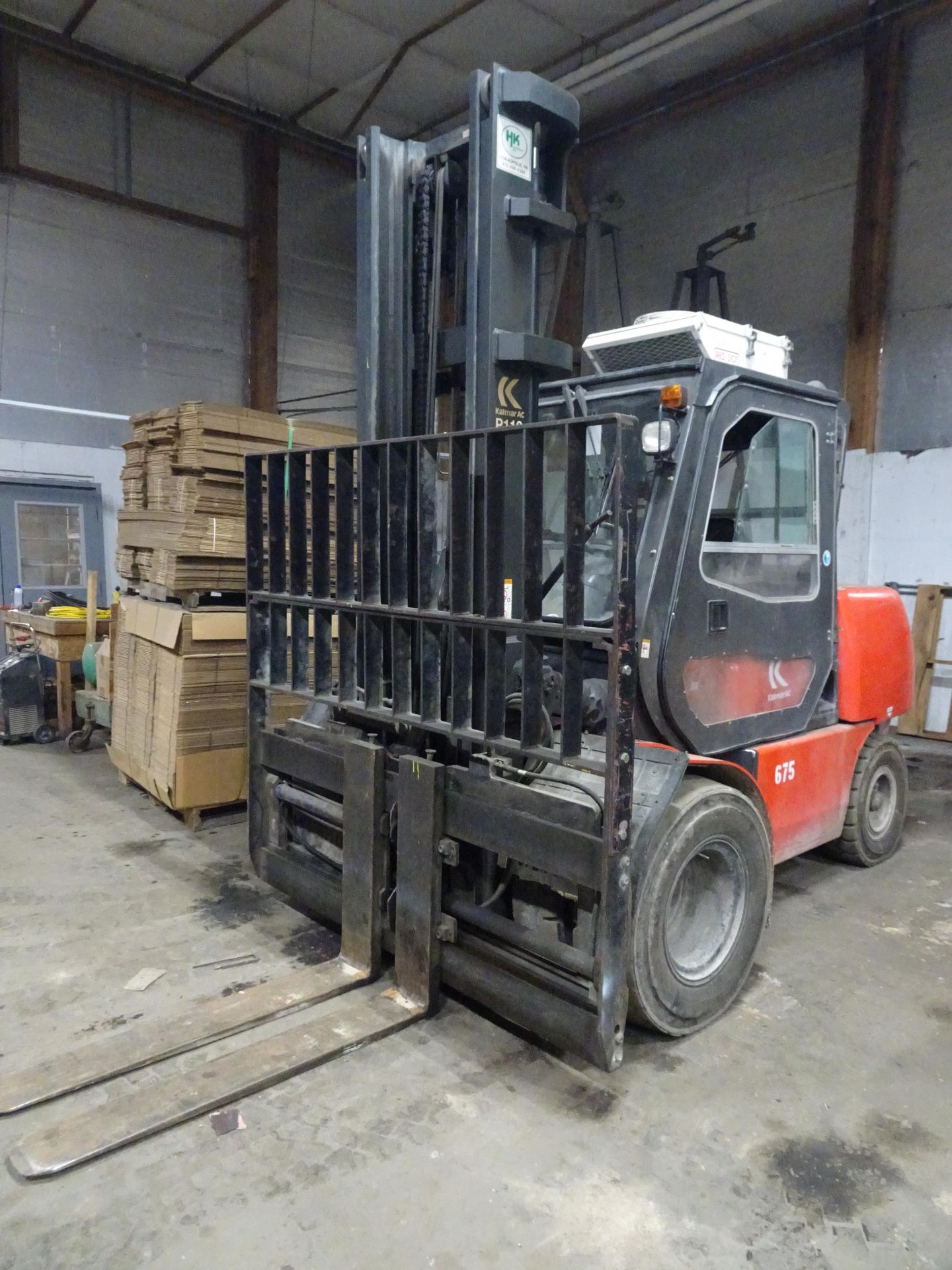 Kalmar Model P110CX6 9550 lb Capacity Gas Forklift