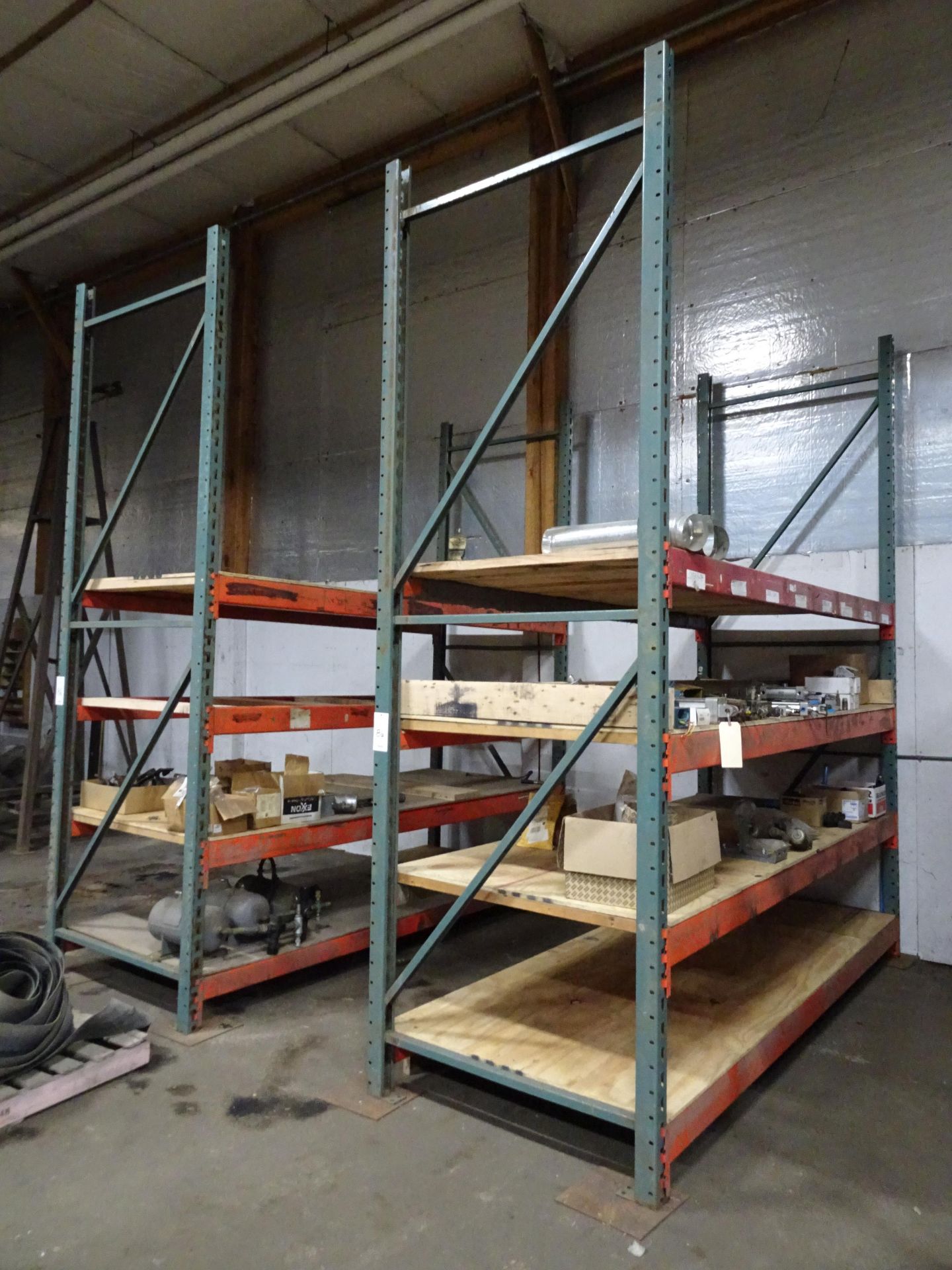 Lot of Assorted Spare Parts and Heavy Duty Pallet Racking