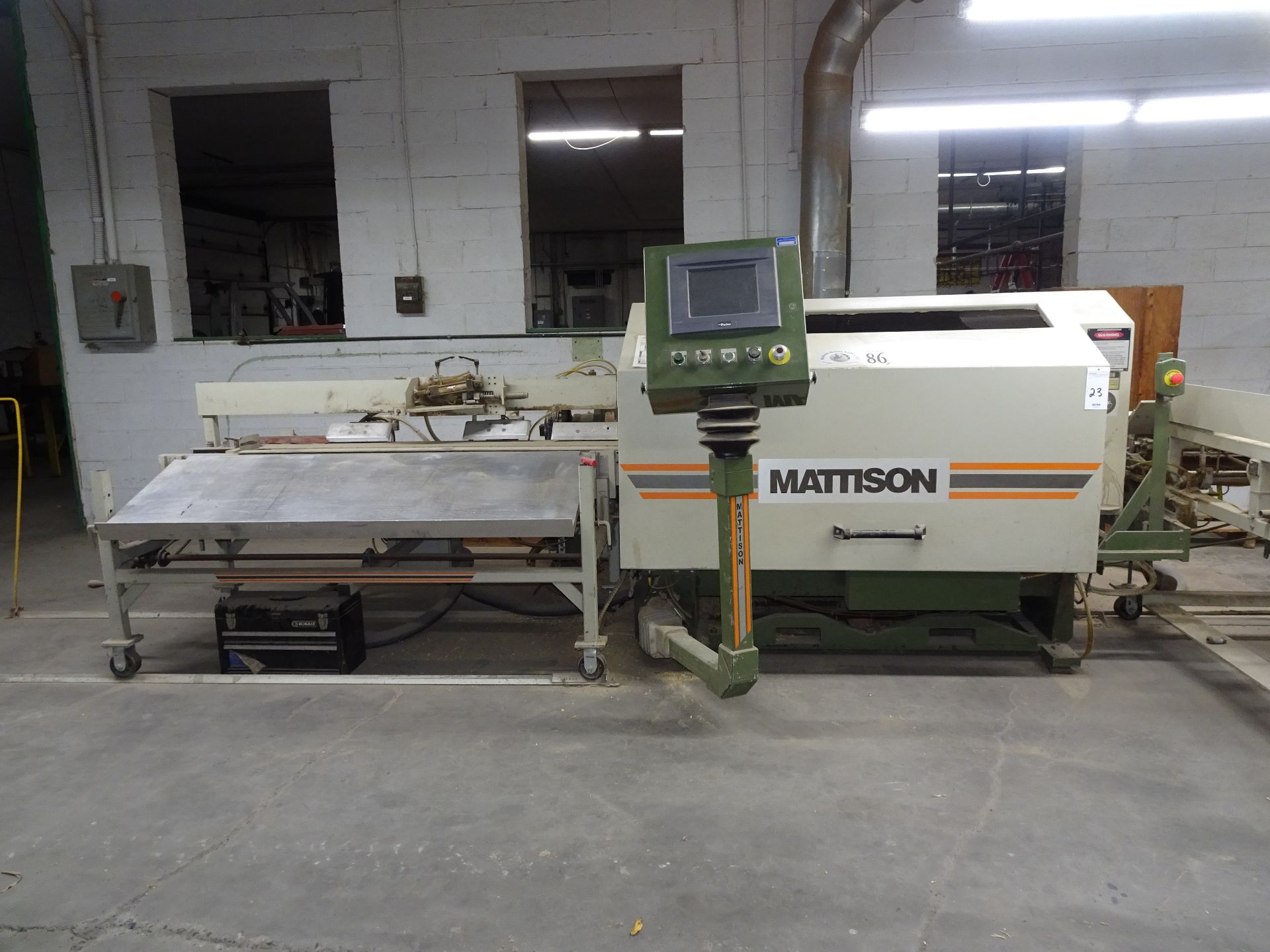 Mattison Model 86 20 HP 48" Rotary Lathe