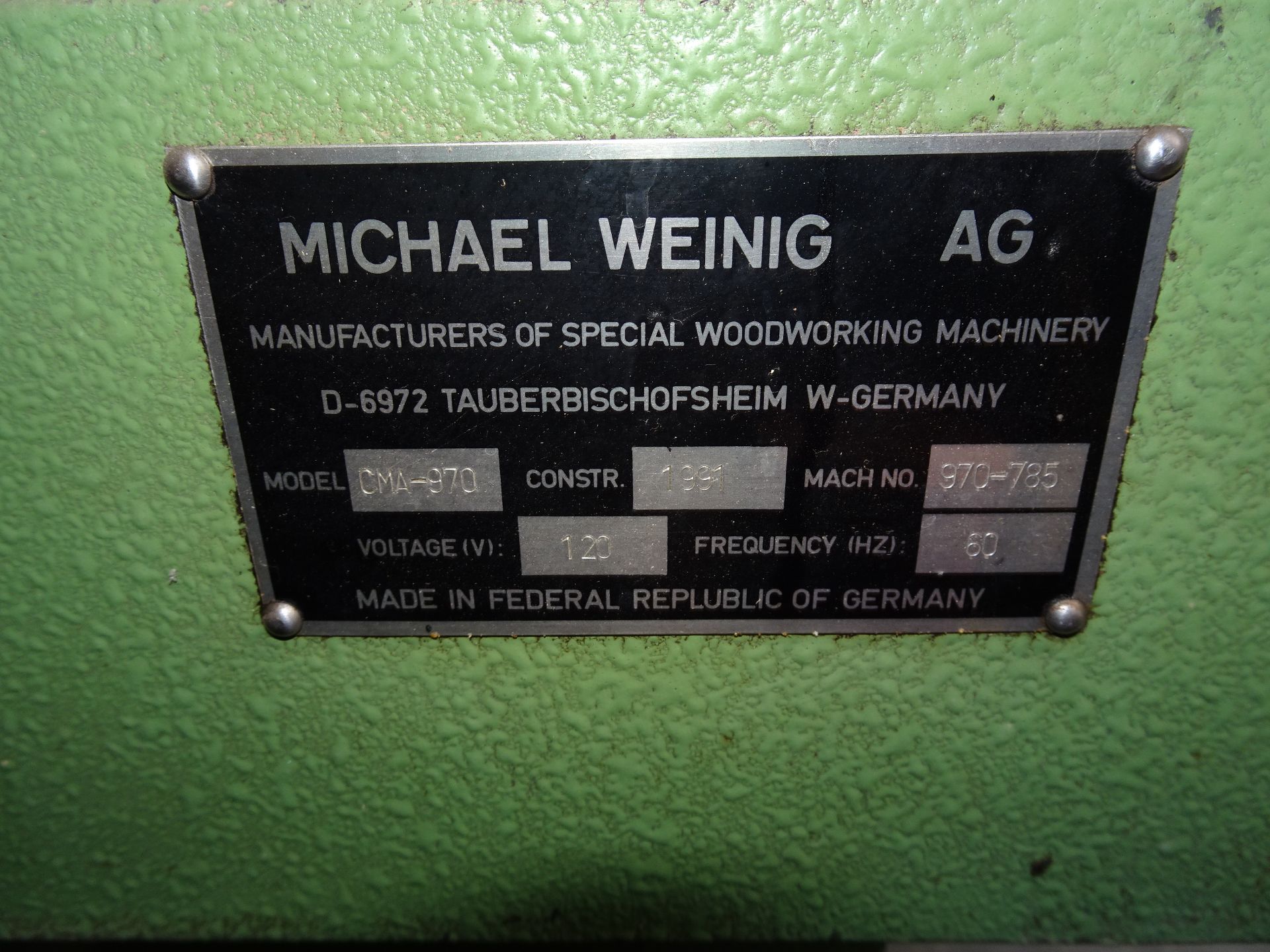 Weinig Tool Measuring Stand - Image 3 of 3