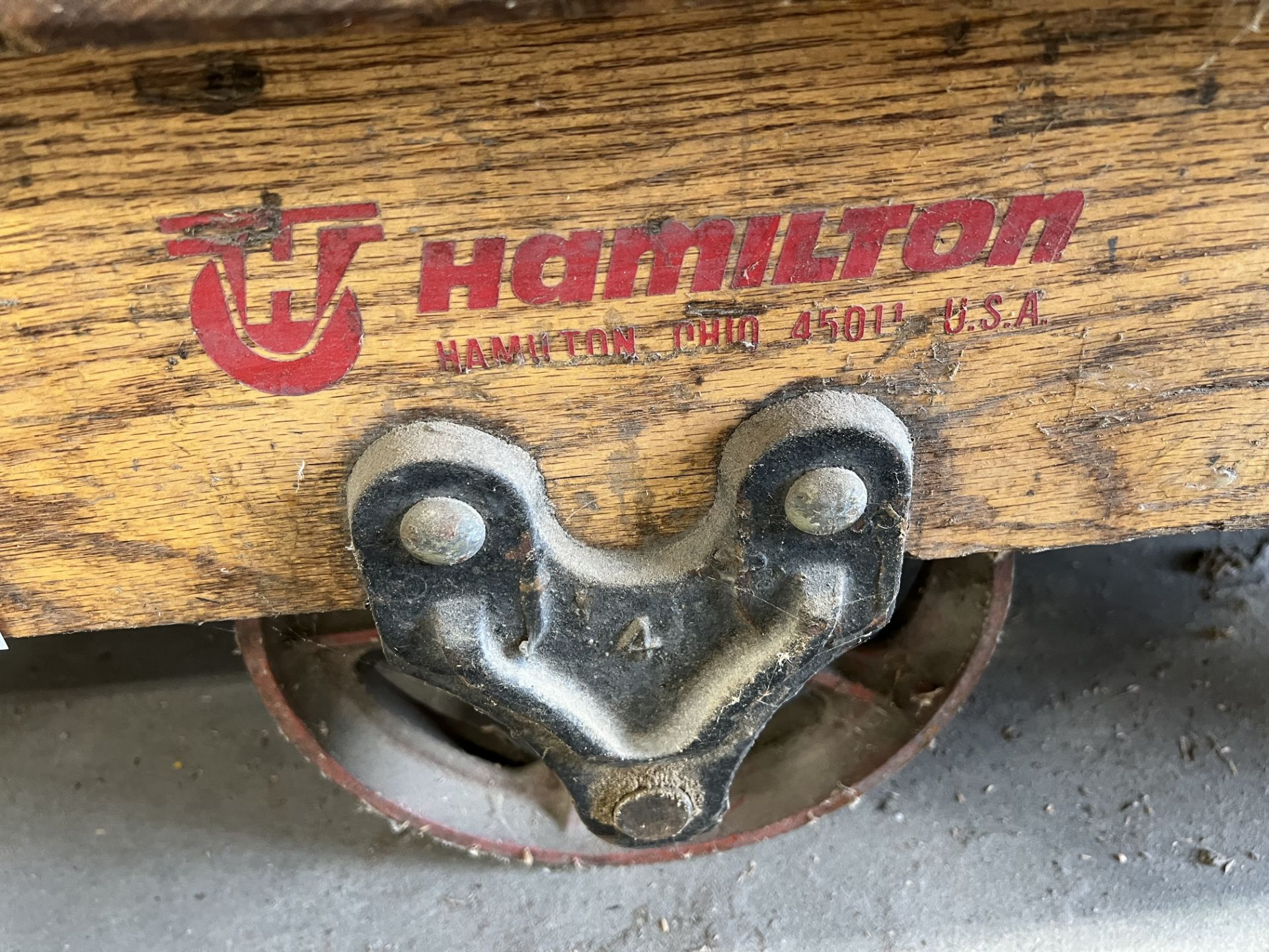 Lot: (5) Hamilton 35.5" x 60" Solid Wood Tilt Truck - Image 2 of 2