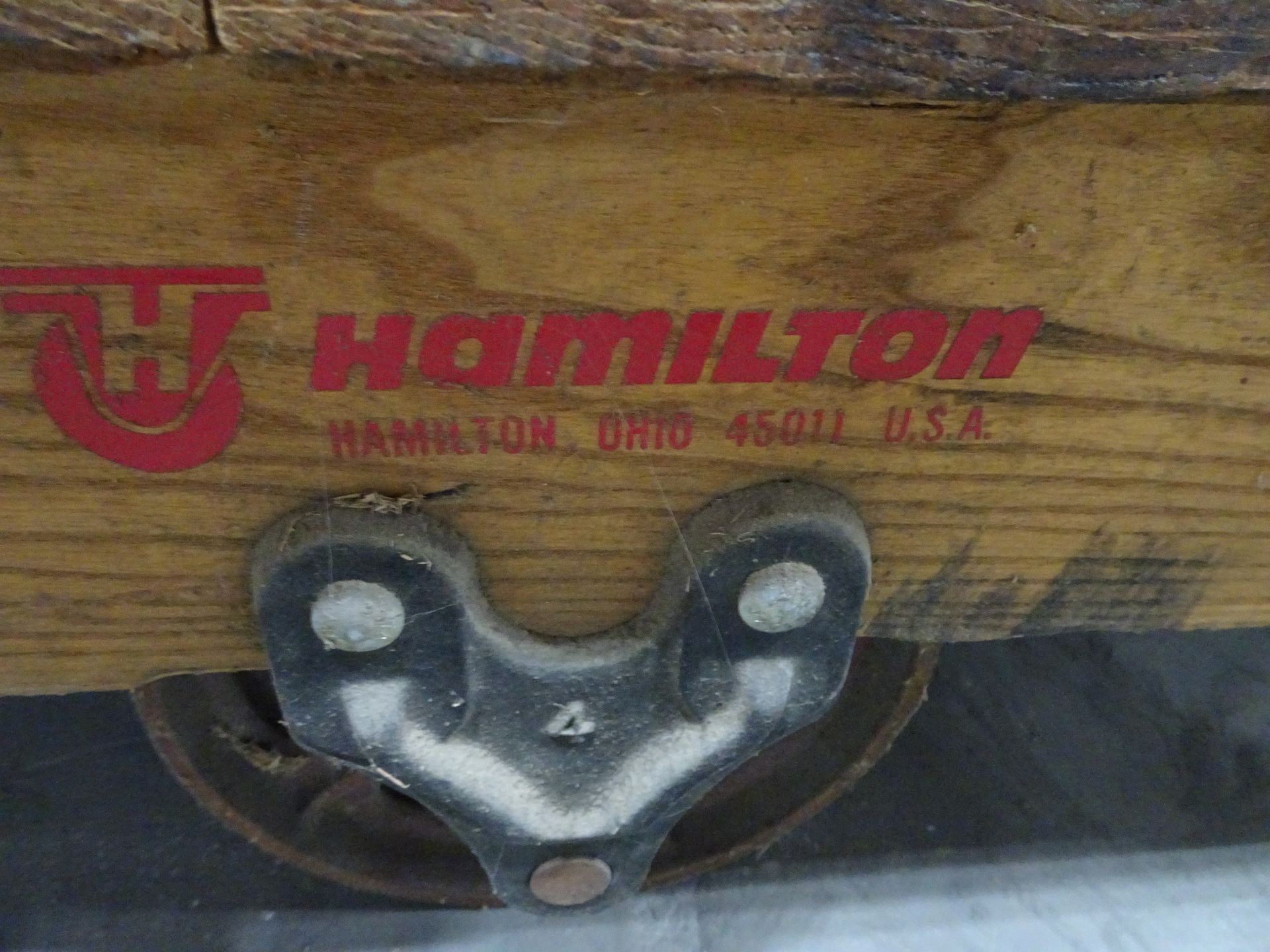 Lot: (5) Hamilton 35" x 60" Solid Wood Tilt Truck - Image 2 of 2