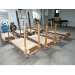 Lot: (4) Hamilton 33" x 48" Solid Wood Tilt Truck