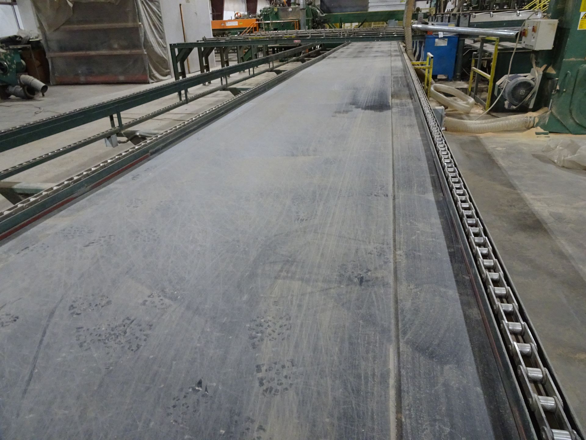 60' x 10' Wood Drag Chain and Belt , Location: DM Room - Image 2 of 4