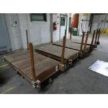 Lot: (4) Hamilton 35" x 60" Solid Wood Tilt Truck