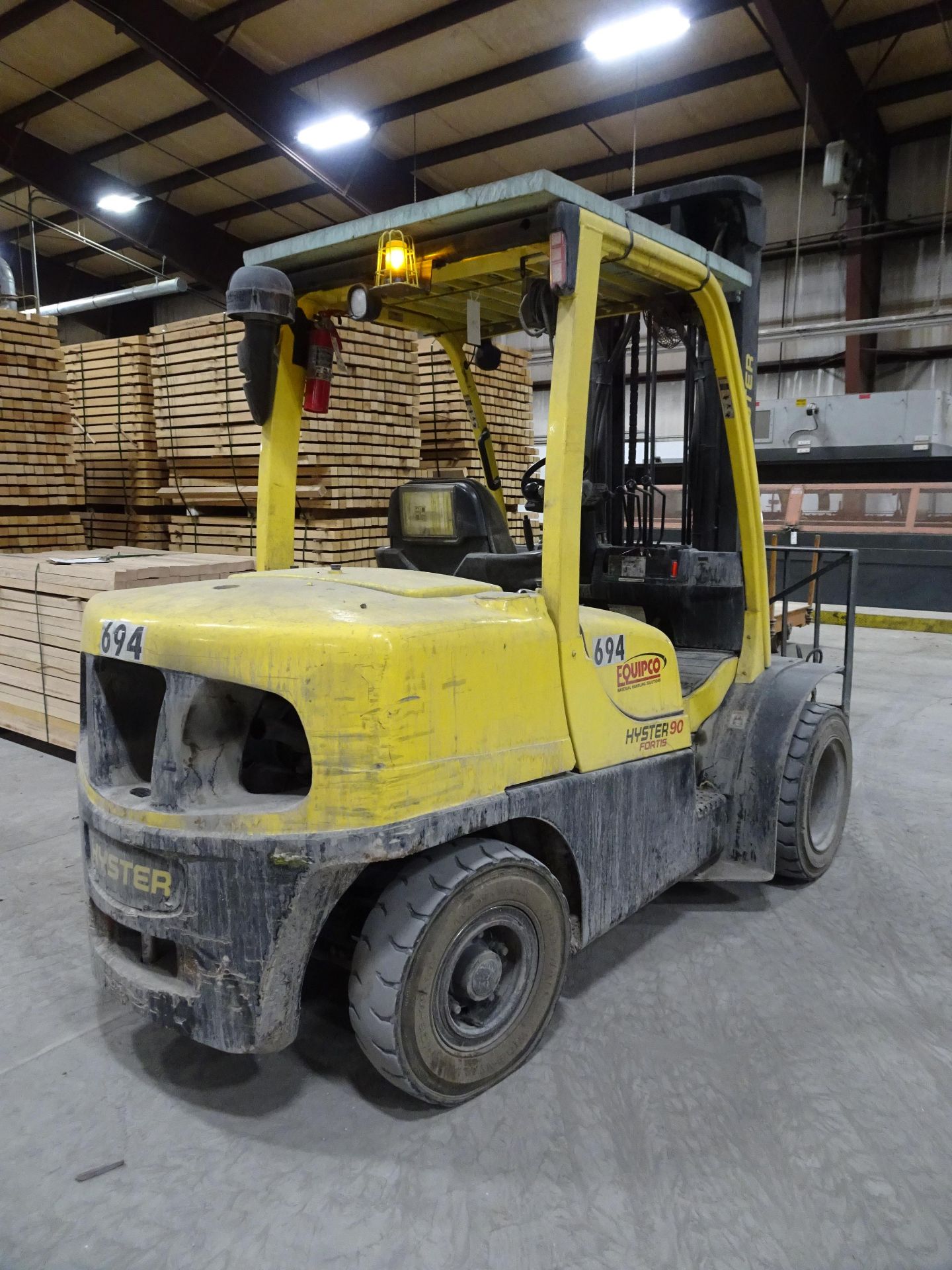 1985 Hyster Model H90FT 7900 lb Capacity Diesel Forklift - Image 3 of 4