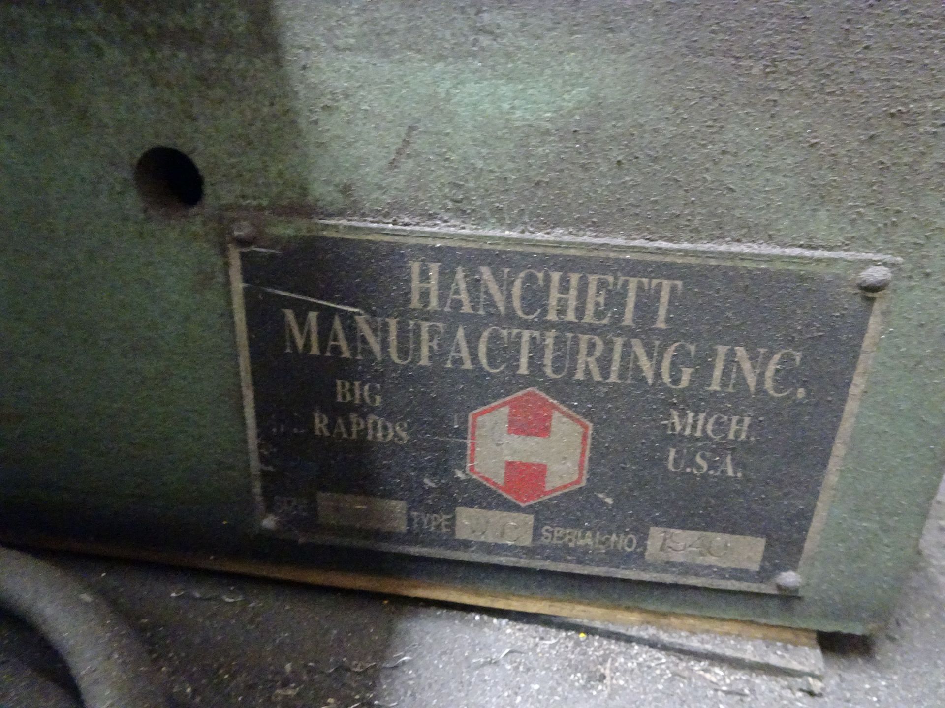 Hanchett 17" Manual Hammer Rework Station Bandsaw Tension Straightener - Image 4 of 7