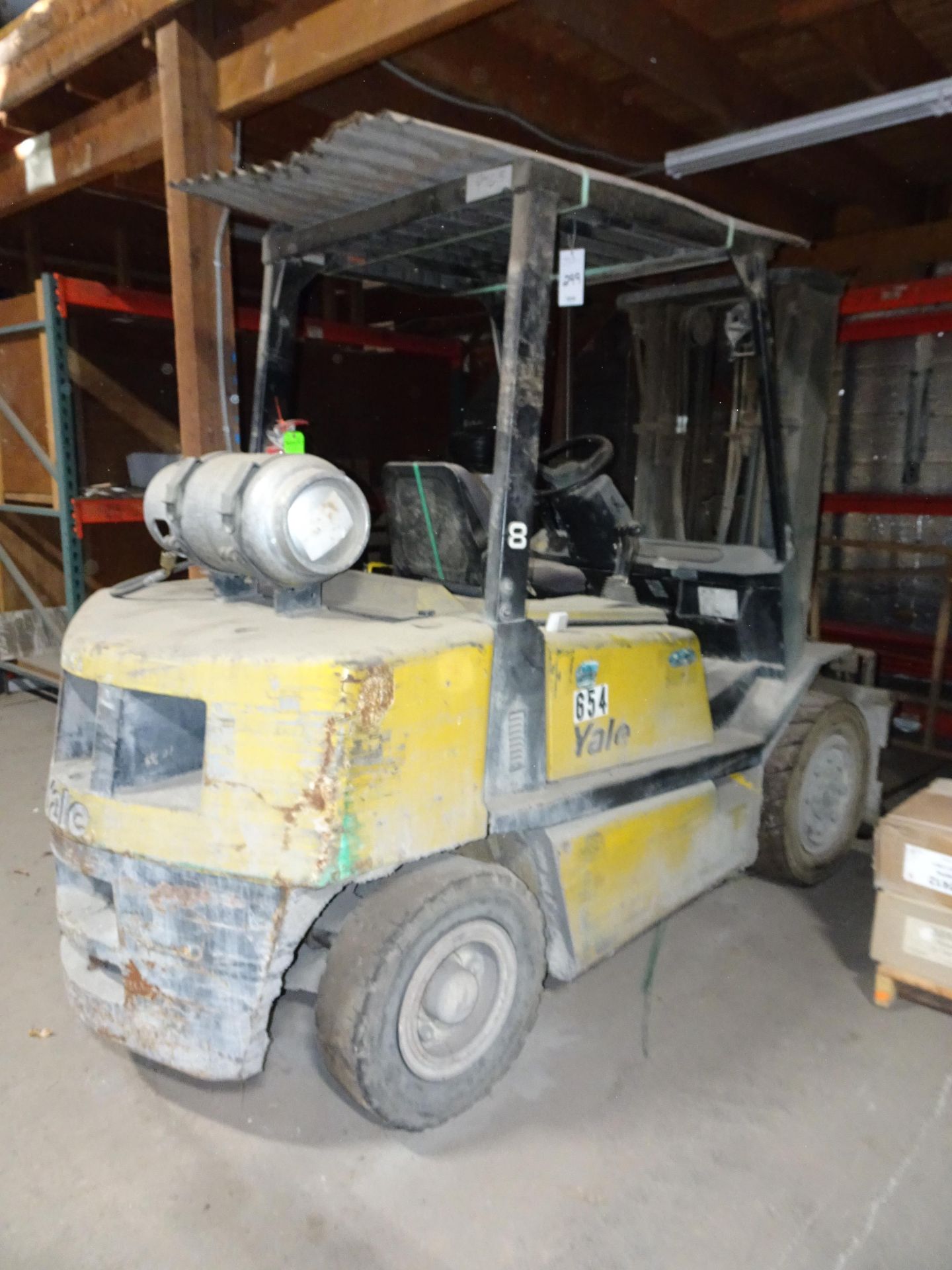 Yale 8,000 lb Capacity LP Forklift