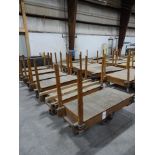 Lot: (6) Hamilton 24" x 48" Solid Wood Tilt Truck