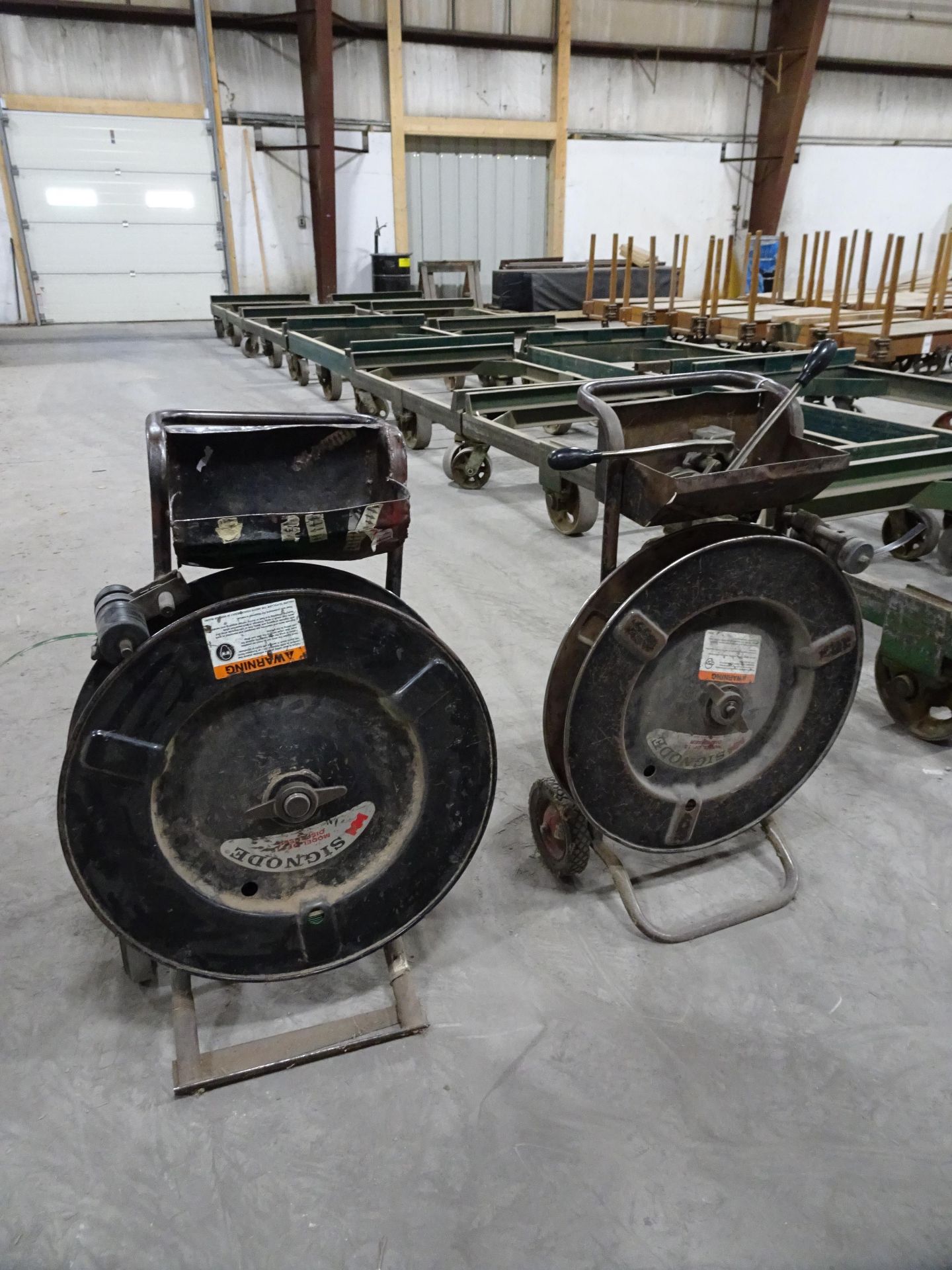 Lot: (2) Signode Model DF15 Banding Carts