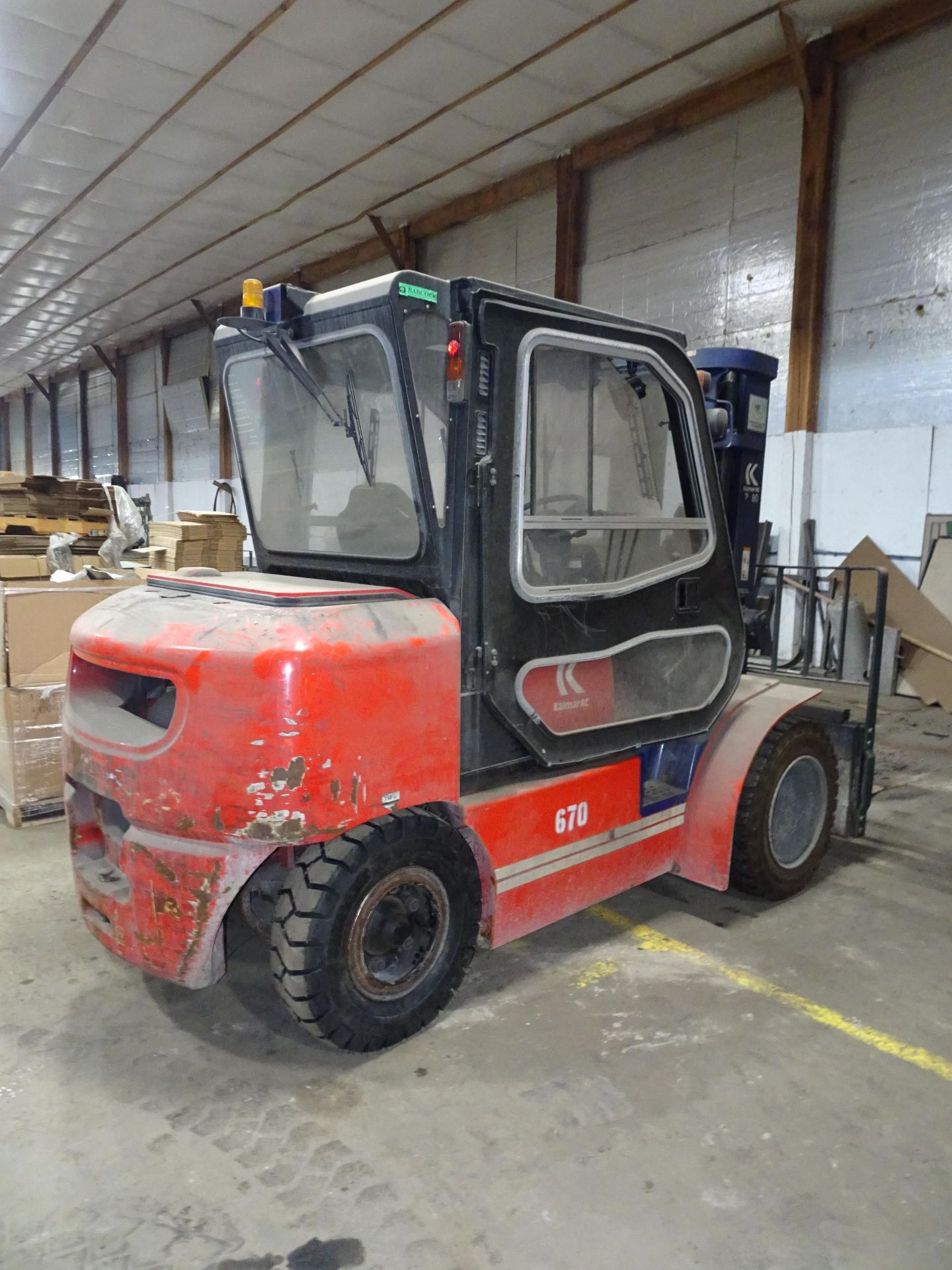 Kalmar Model P80CX2PS 8,000 lb Capacity Gas Forklift, - Image 2 of 4