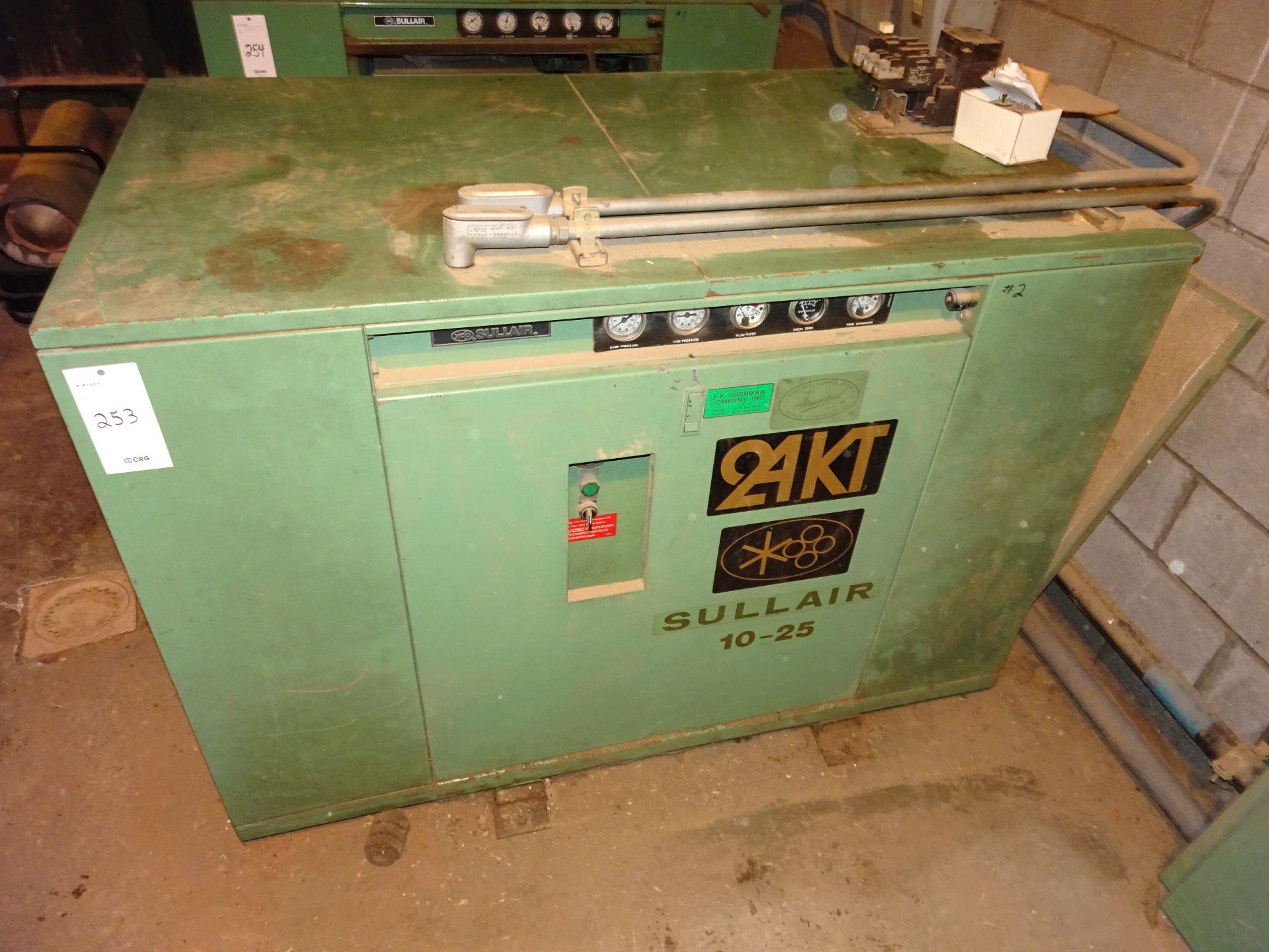 Sullair Model 10-25 Rotary Screw Air Compressor