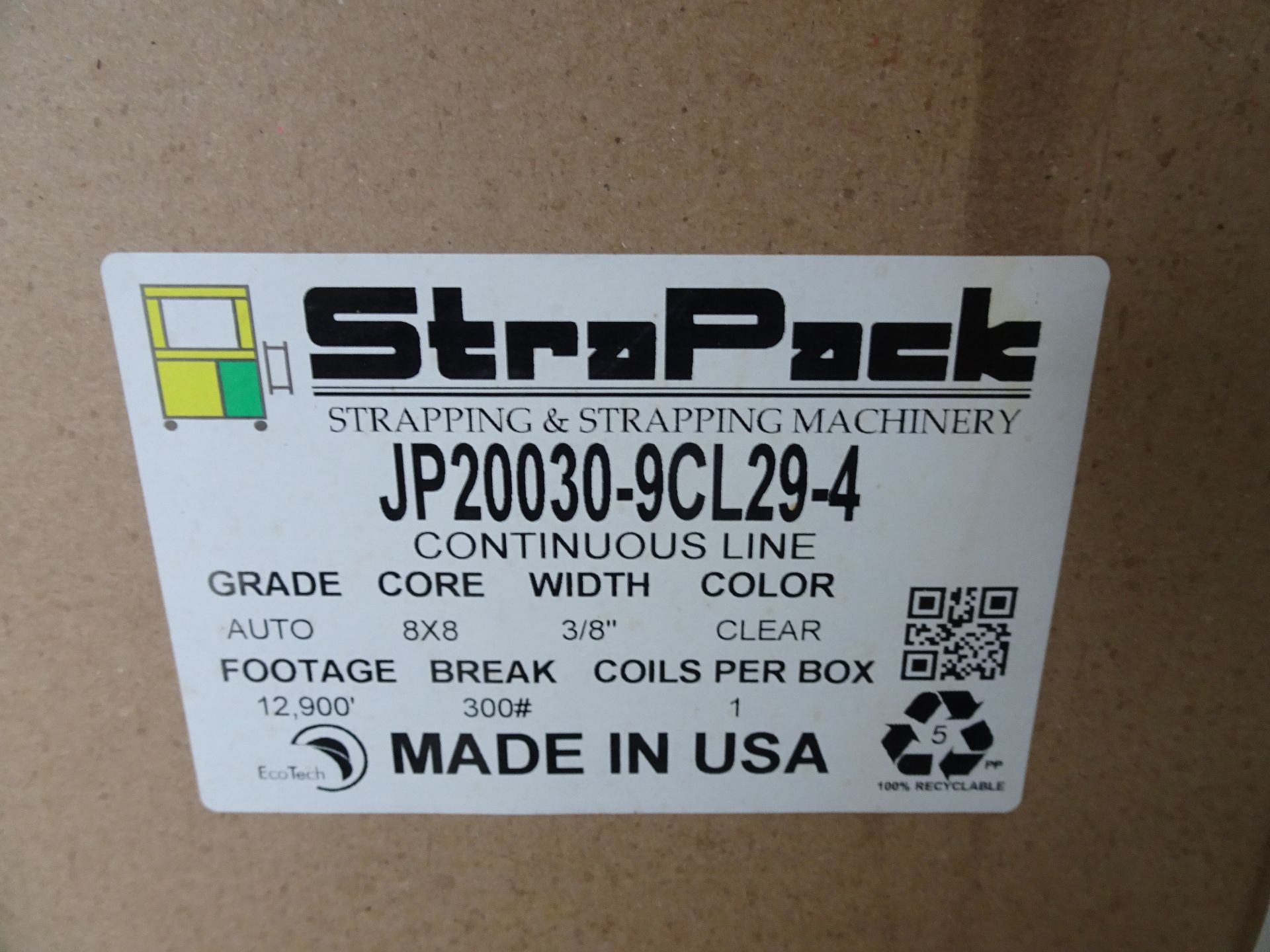 Lot: (5) Pallets of Assorted Strapack Banding Material - Image 2 of 2