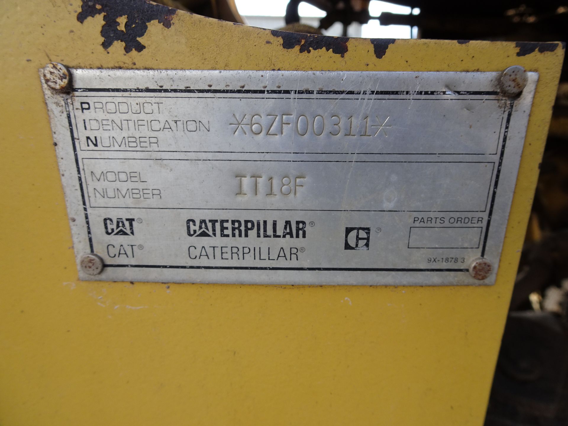 Caterpillar Model IT18F Wheel Loader - Image 6 of 7